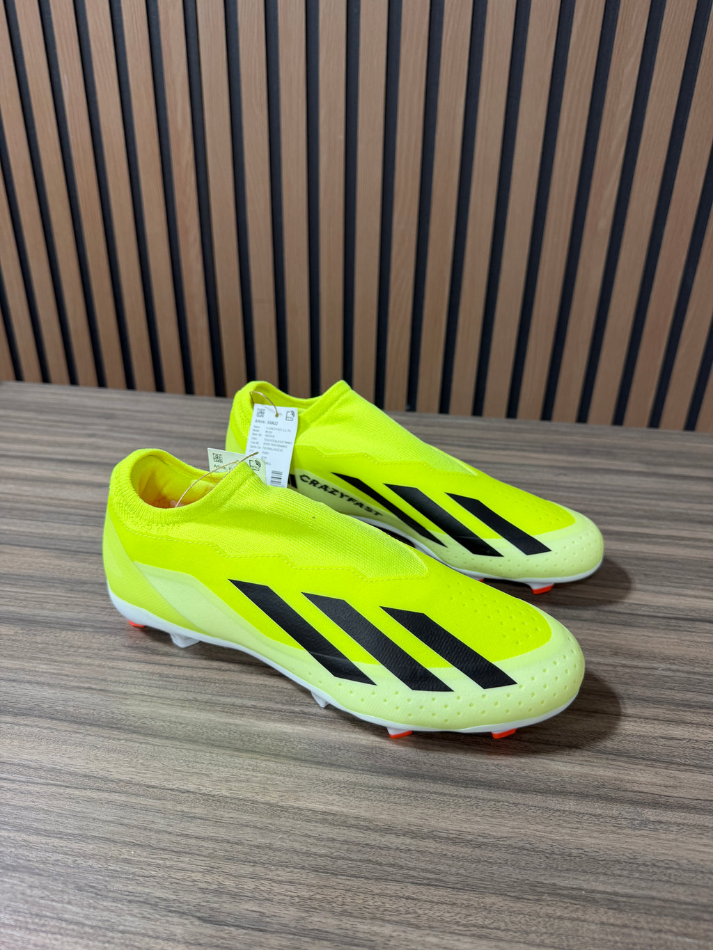 Adidas X Crazyfast League Laceless Firm Ground Boots Sz 9