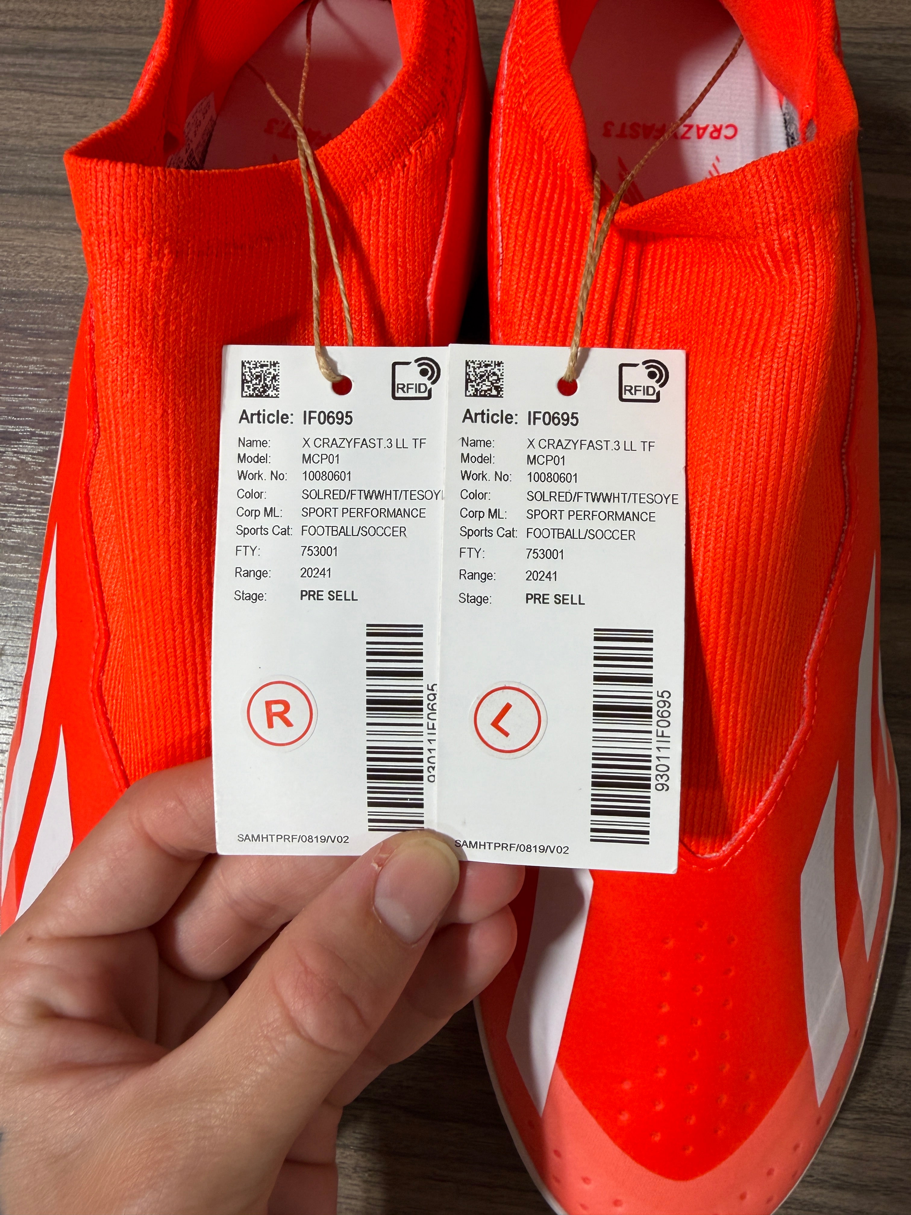 Adidas X Crazyfast League Laceless Turf Soccer Shoes Sz 9