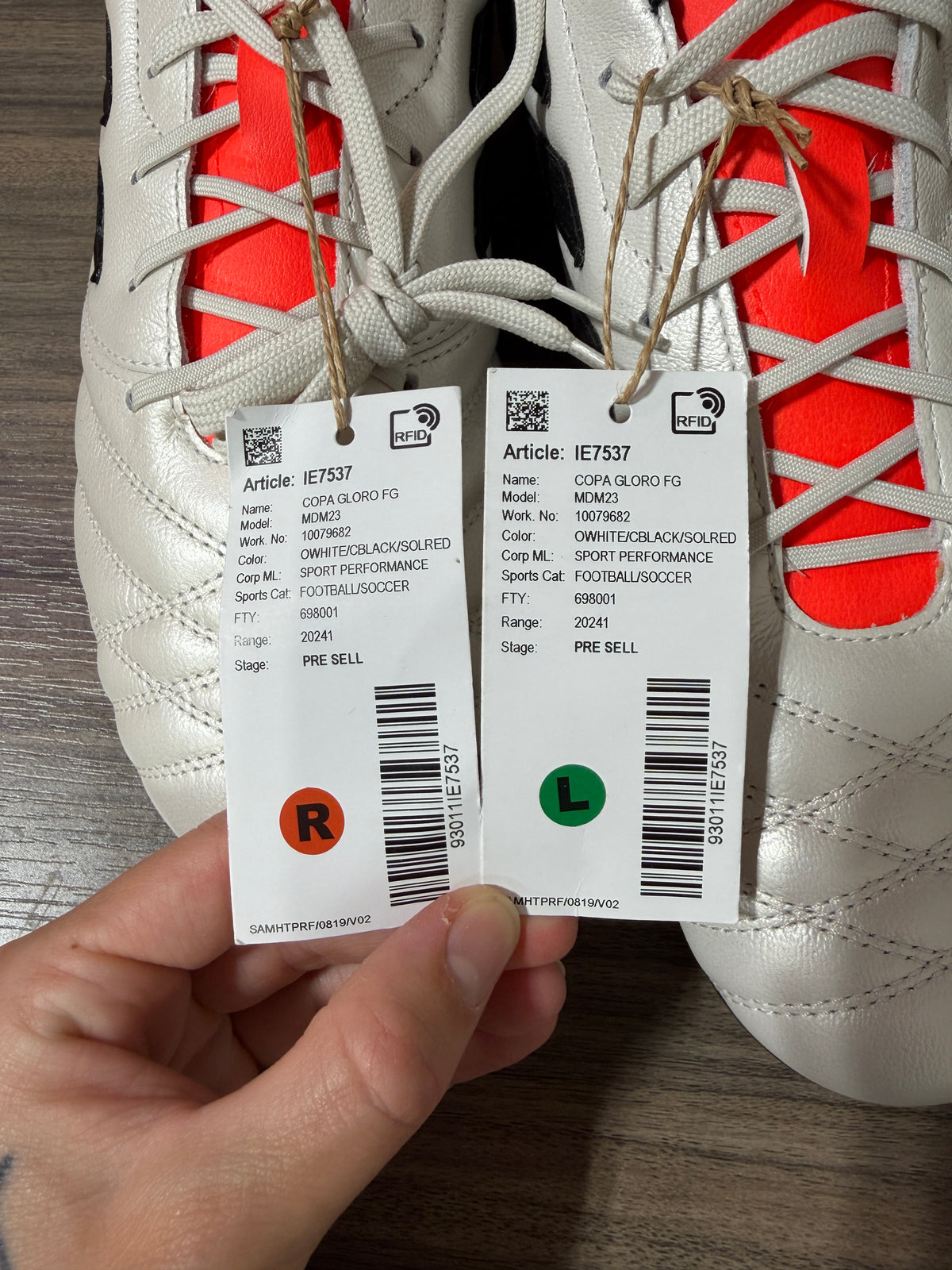 Adidas Copa Gloro FG Sz 9