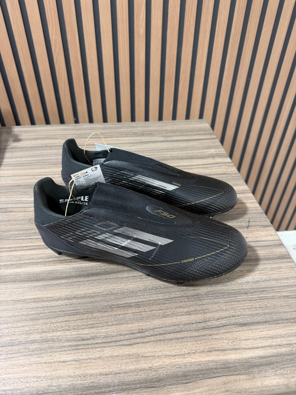 Adidas F50 League Laceless FG/MG Soccer Cleats Sz 9