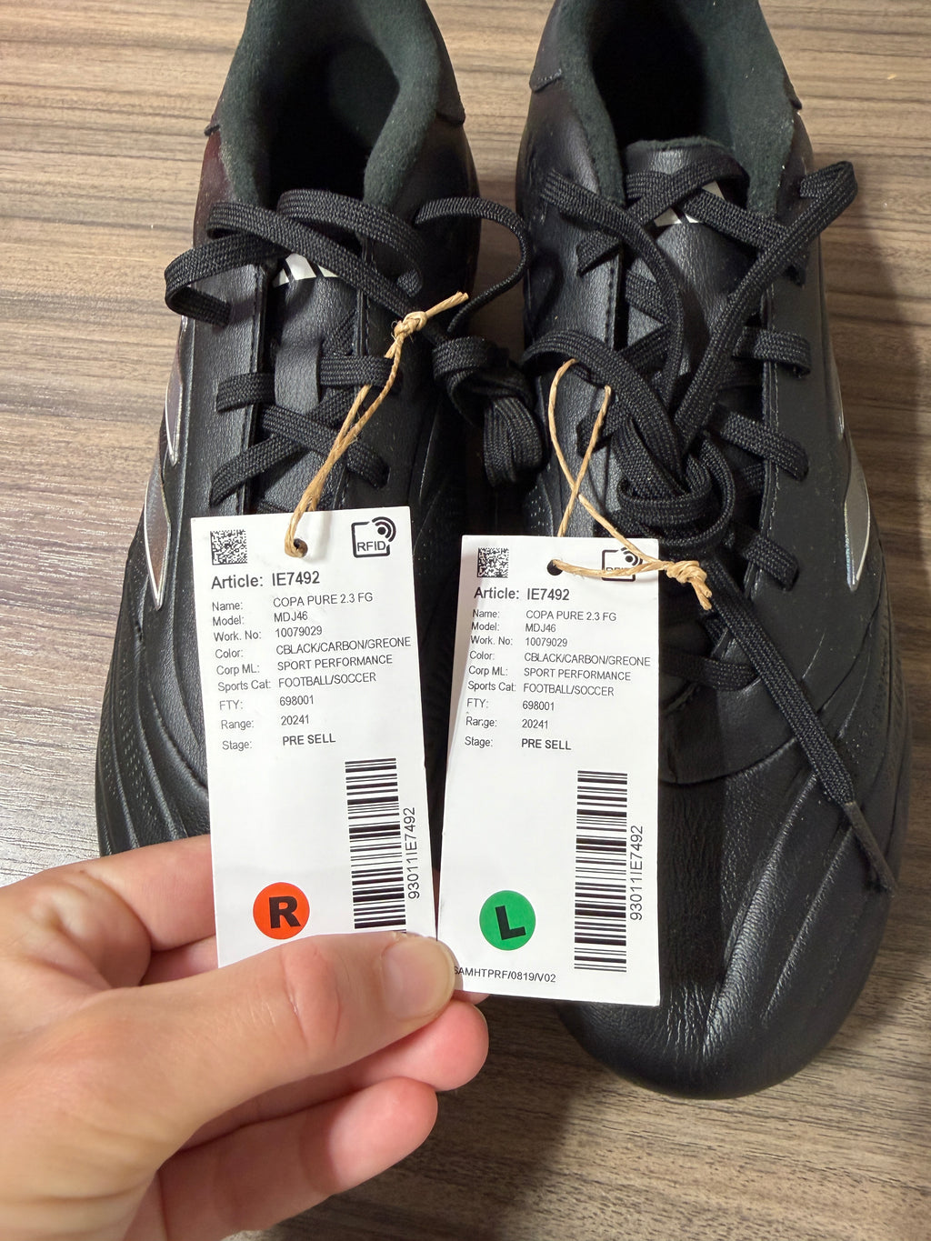 Adidas Copa Pure Soccer Cleats Sz 9