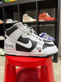 Nike Dunk Hi Supreme "By Any Means" Black/White Sz 10.5 No Box