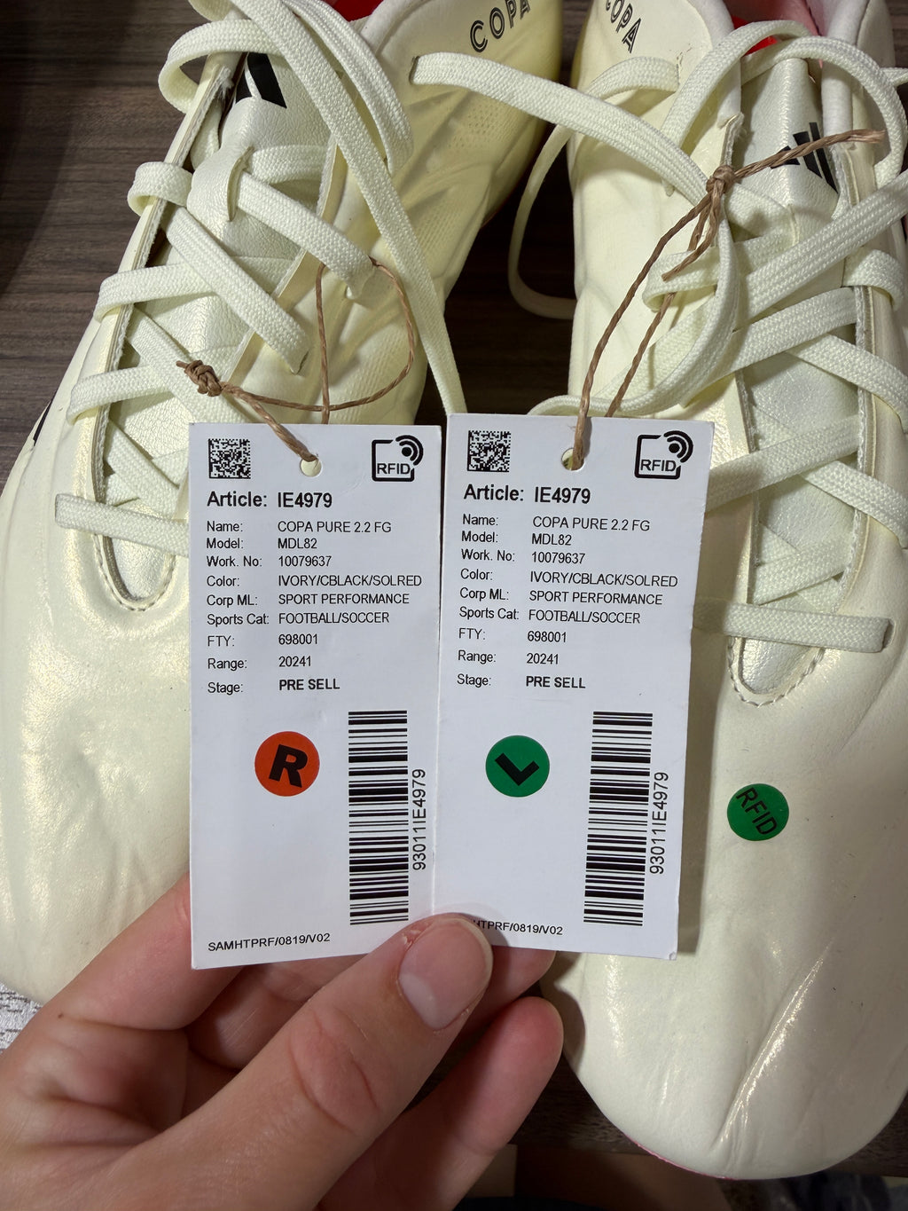 Adidas Copa Pure 2 Elite FG Soccer Cleats Sz 9