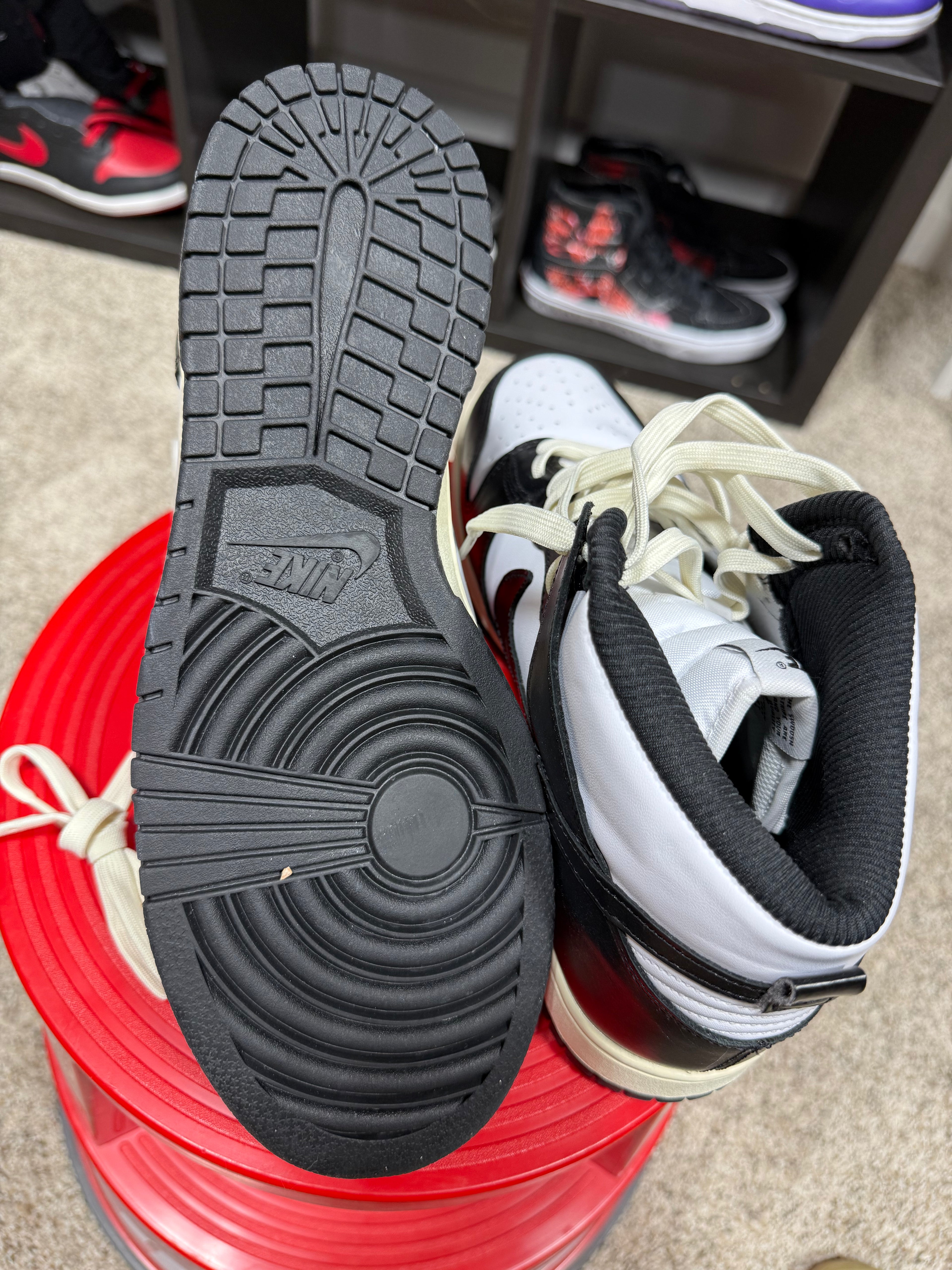 Nike Dunk High Panda Sz M10 W11.5 No Box