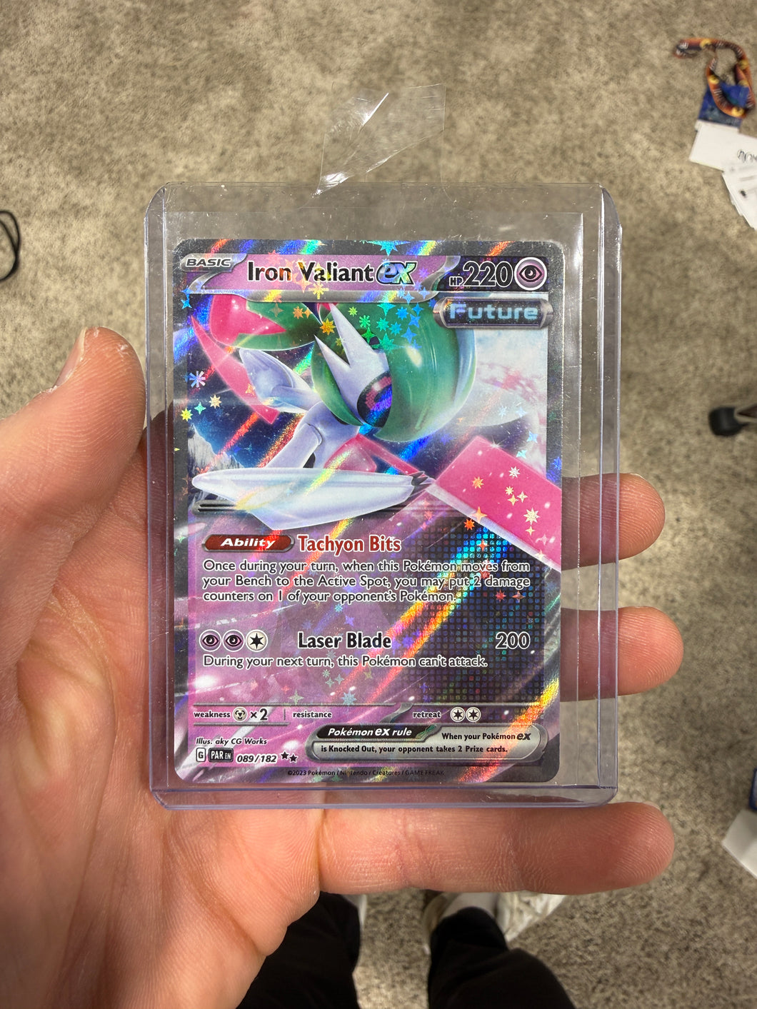 Iron Valiant ex - 089/182 - SV04: Paradox Rift (PAR)