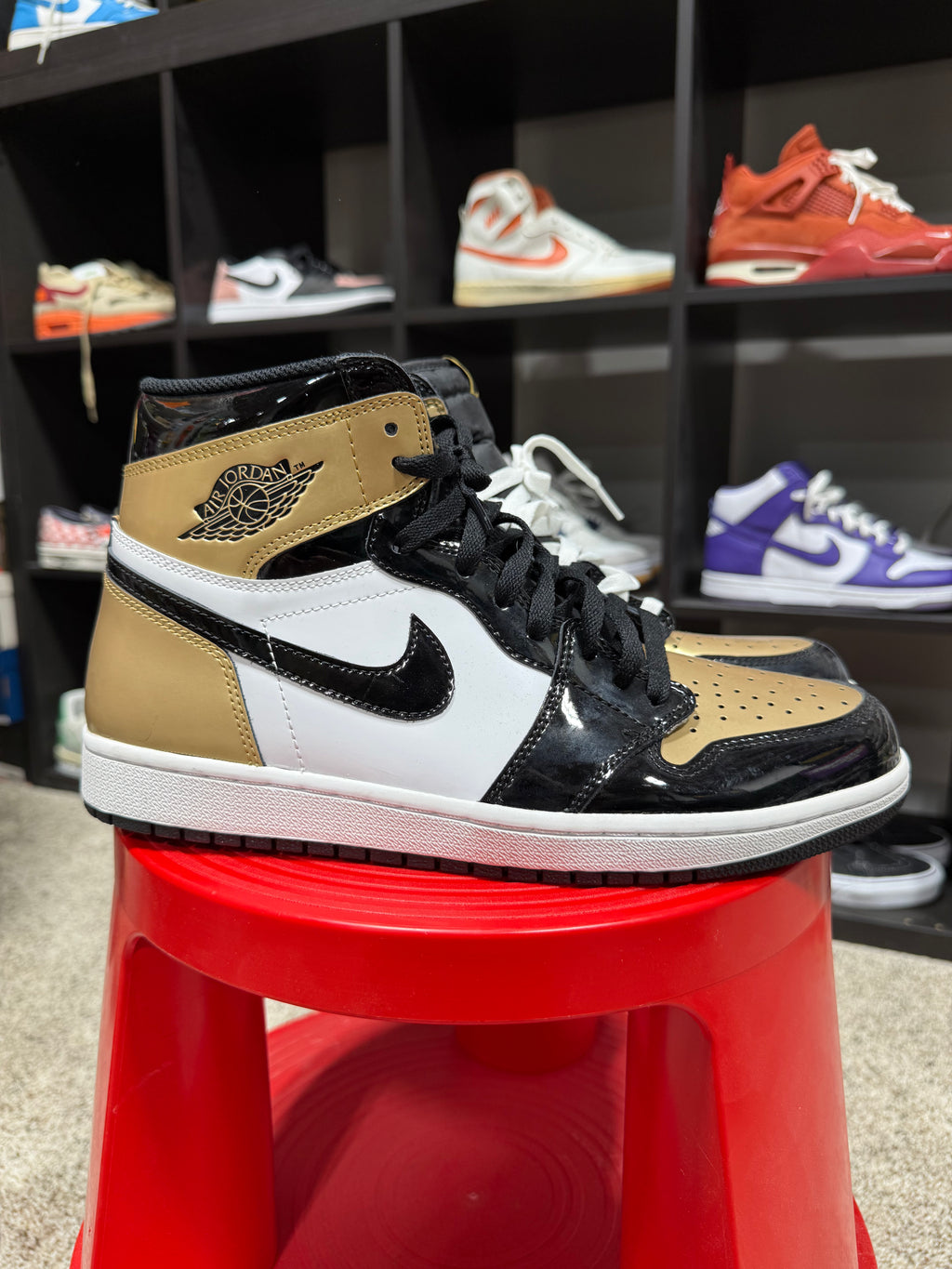 Air Jordan 1 Retro High OG NRG 'Gold Top 3' Sz 10.5 No Box
