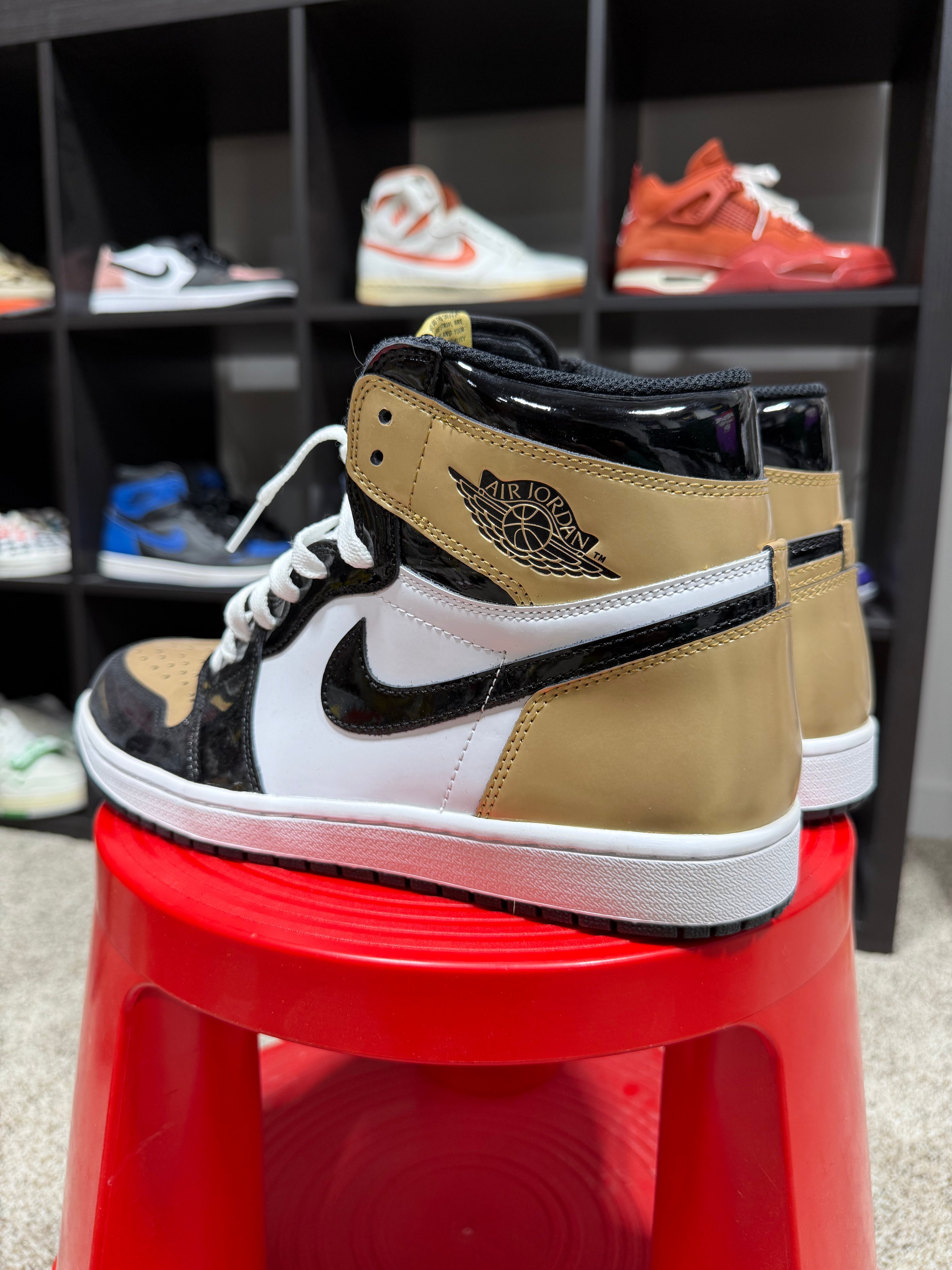 Air Jordan 1 Retro High OG NRG 'Gold Top 3' Sz 10.5 No Box