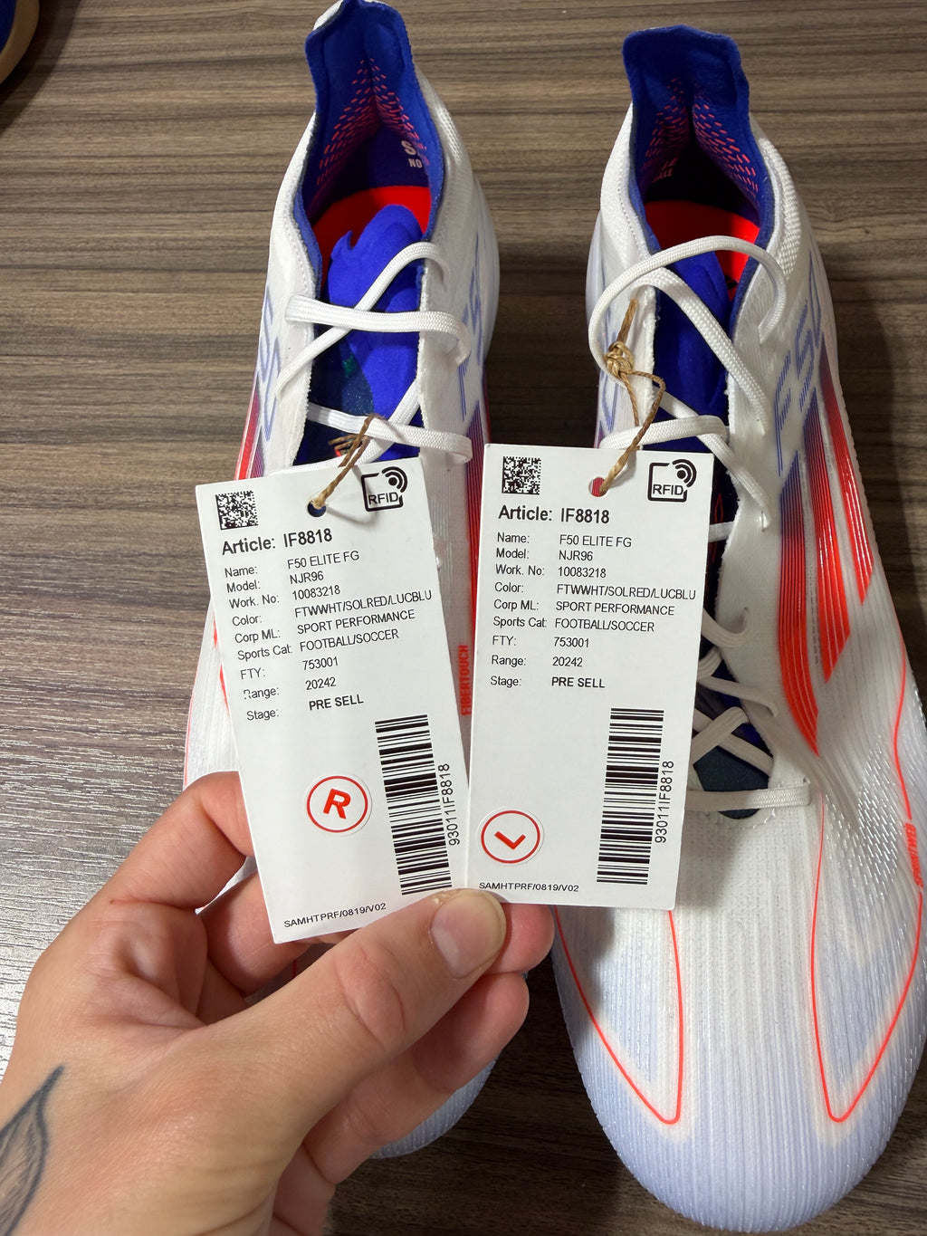 Adidas F50 Elite FG from the Advancement Pack Sz 9