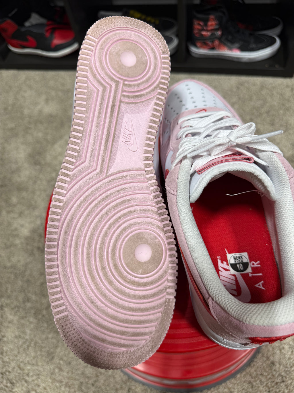 Air Force 1 Low Valentines Day Sz 10 No Box