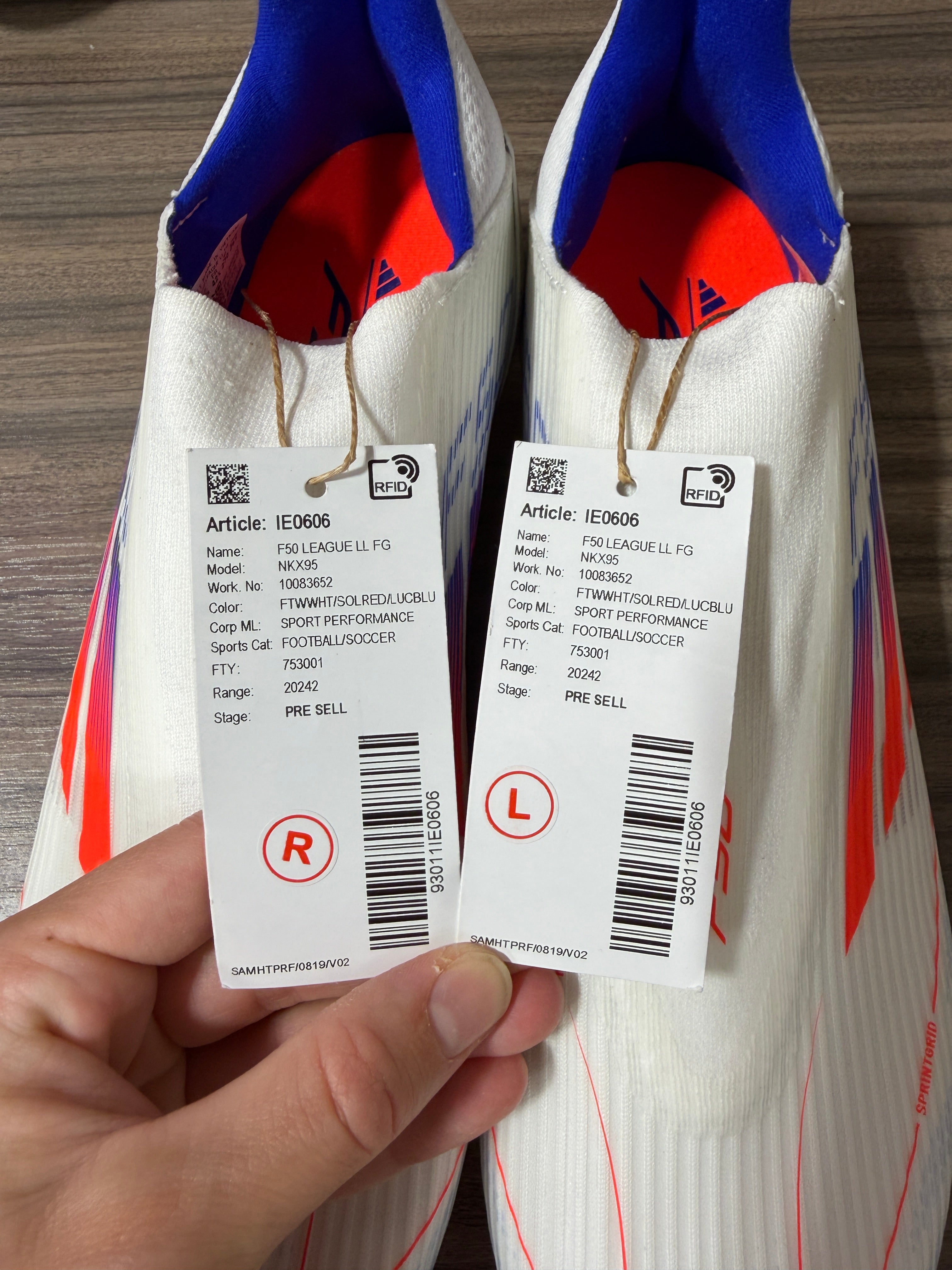 Adidas F50 Elite Laceless FG Football Boots Sz 9