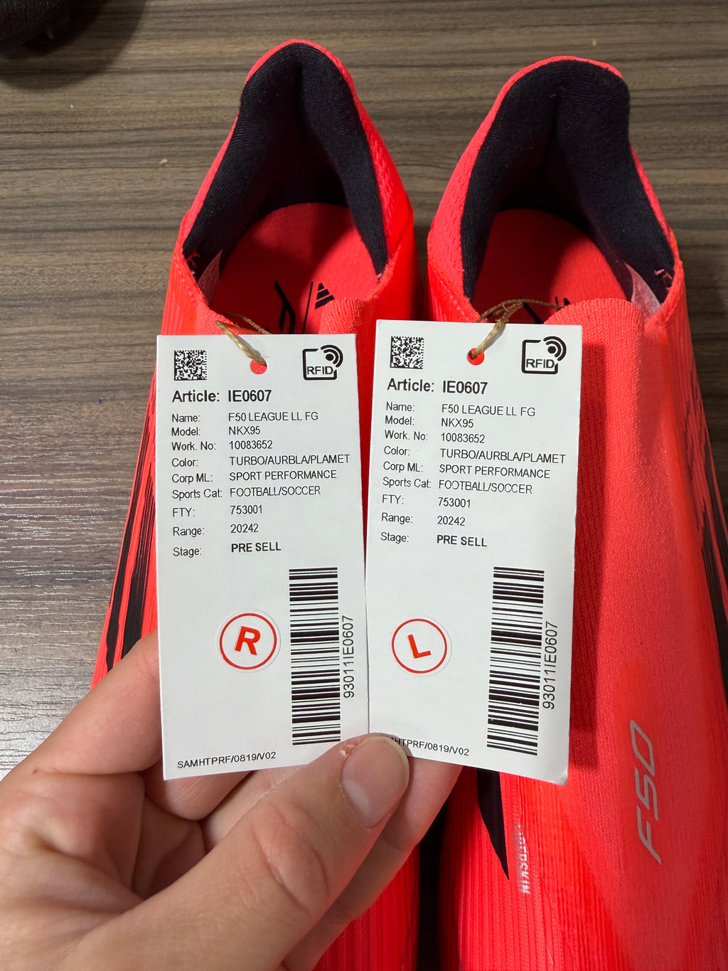 Adidas F50 League Laceless Firm/Multi-Ground Cleat Sz 9