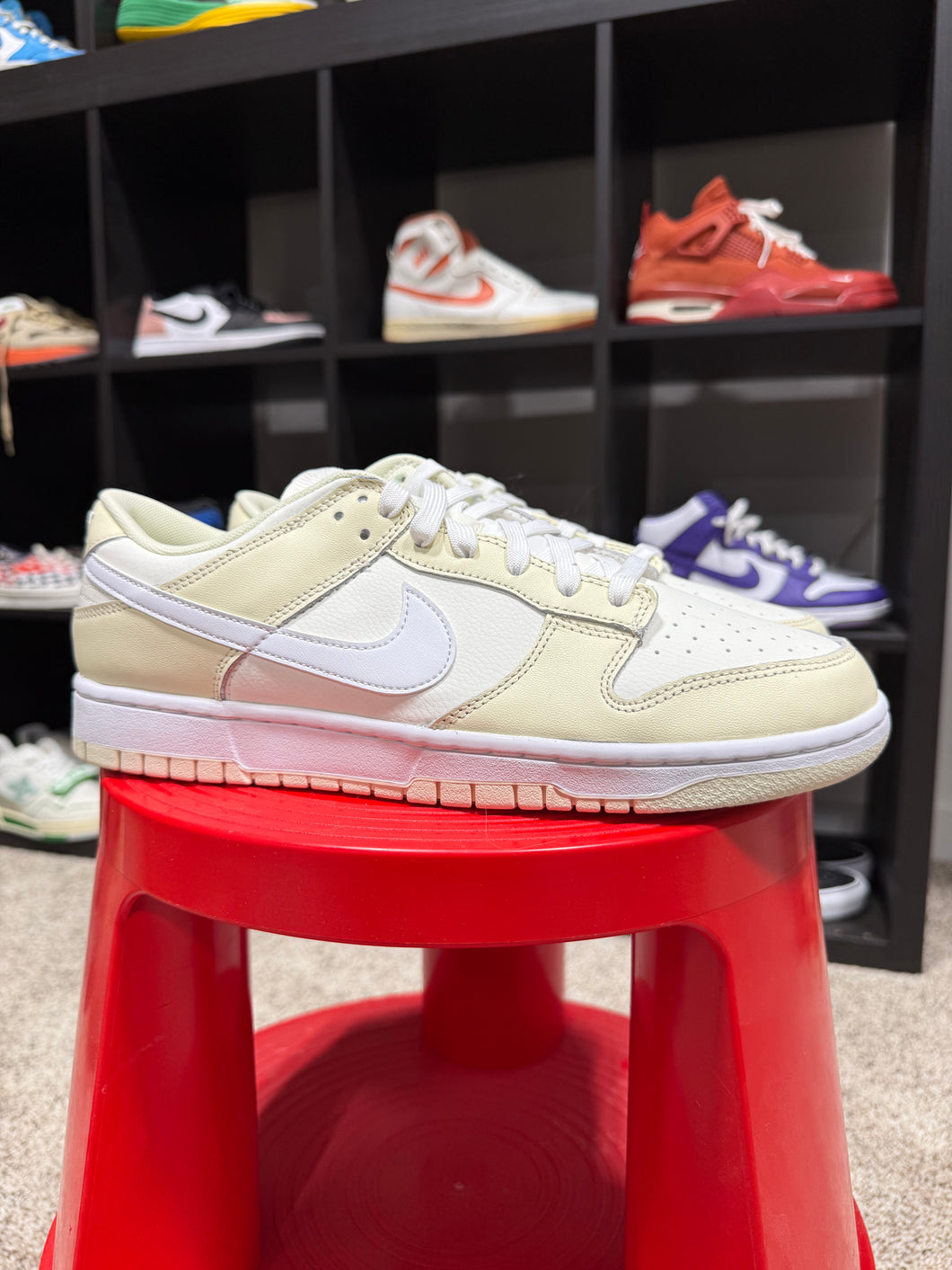 Nike Dunk Low Cream/White Sz 10.5 No Box