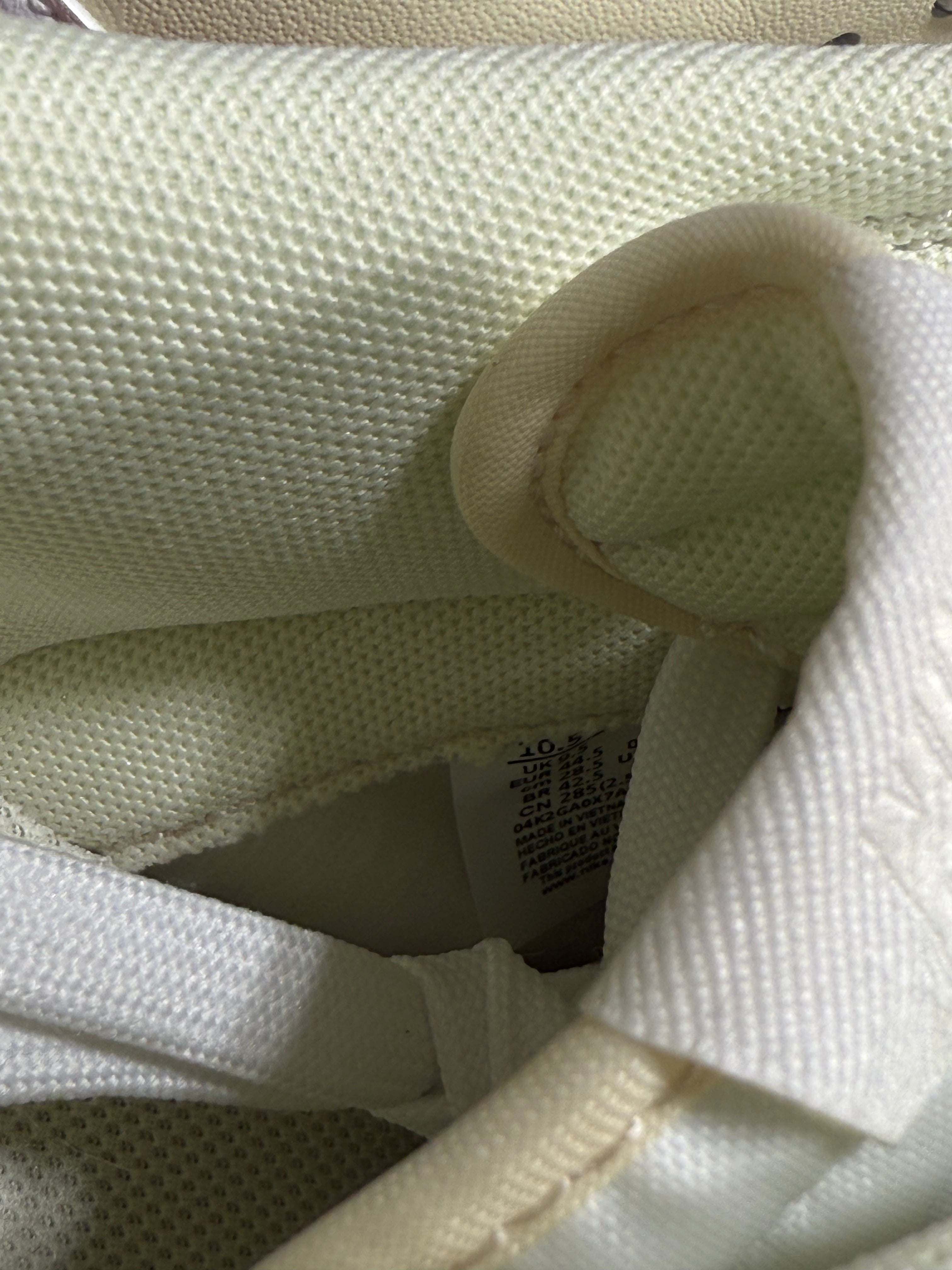 Nike Dunk Low Cream/White Sz 10.5 No Box