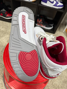 Air Jordan 3 Cardinal Red Sz 10.5 No Box