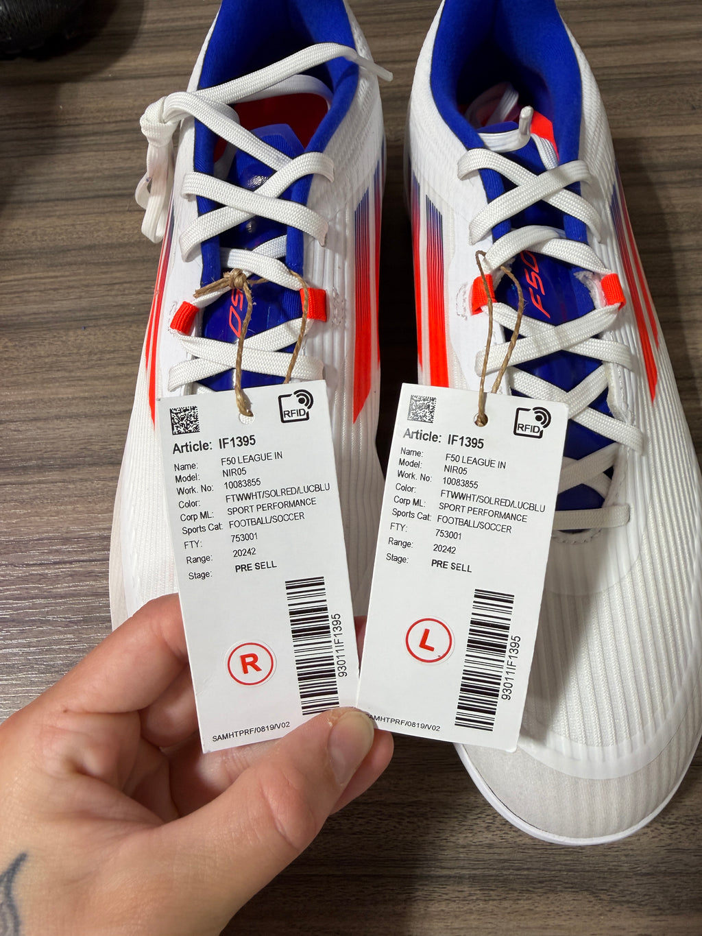 Adidas F50 League Indoor Soccer Shoes Sz 9