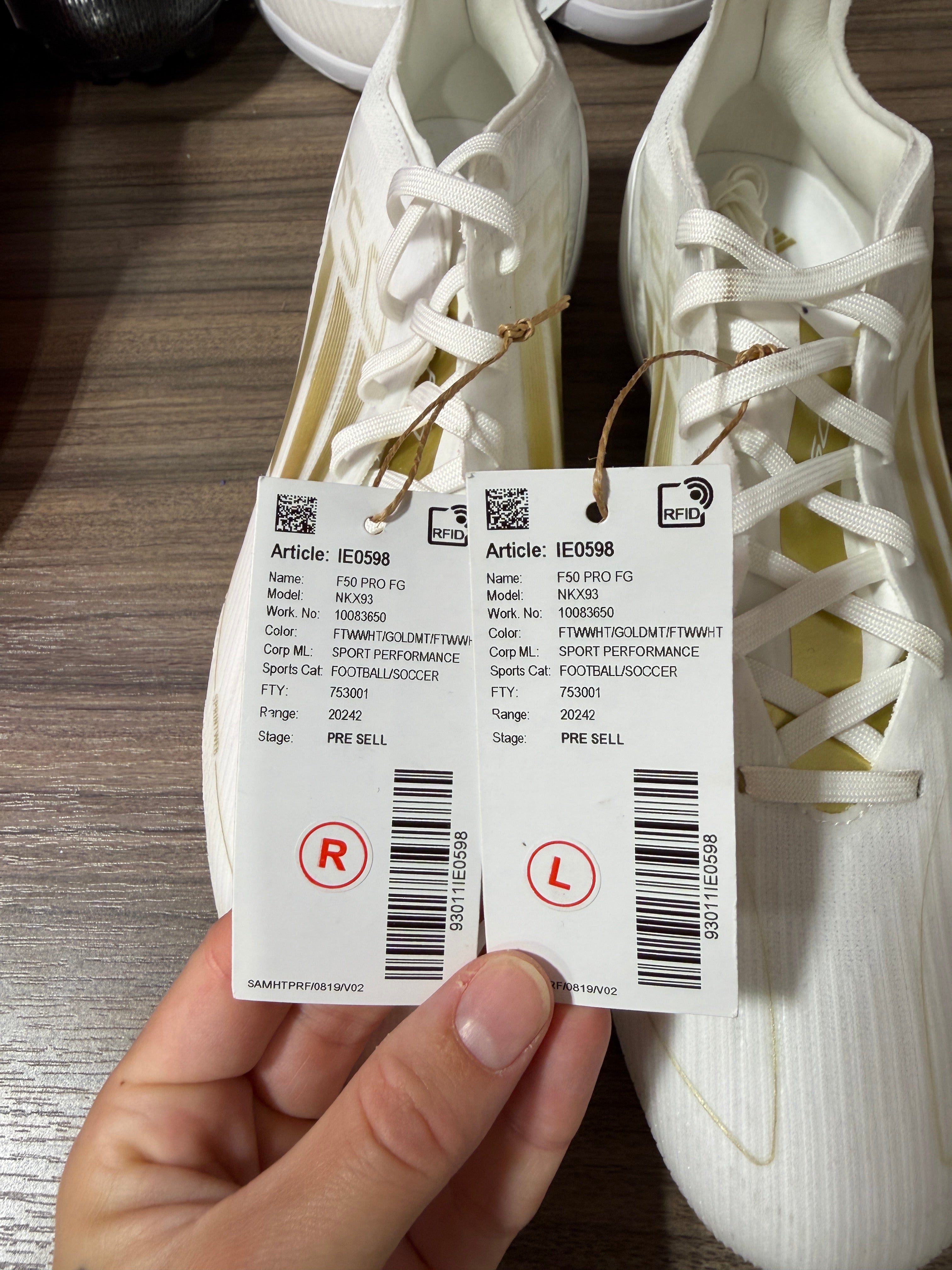 Adidas F50 Elite FG sz 9