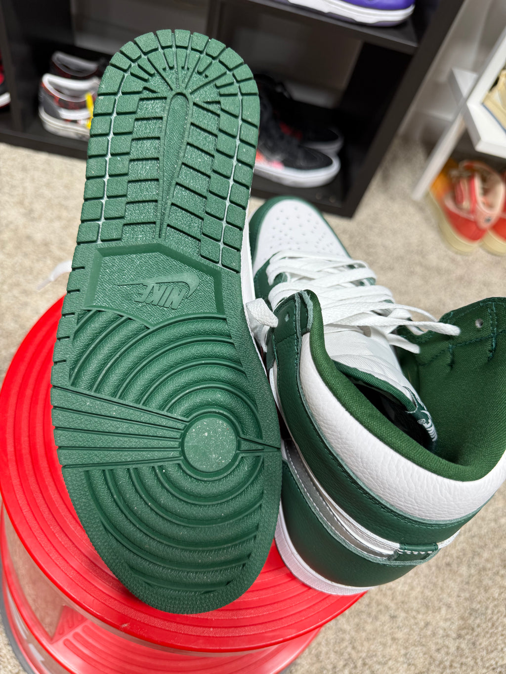 Jordan 1 High Gorge Green Sz 10.5 No Box