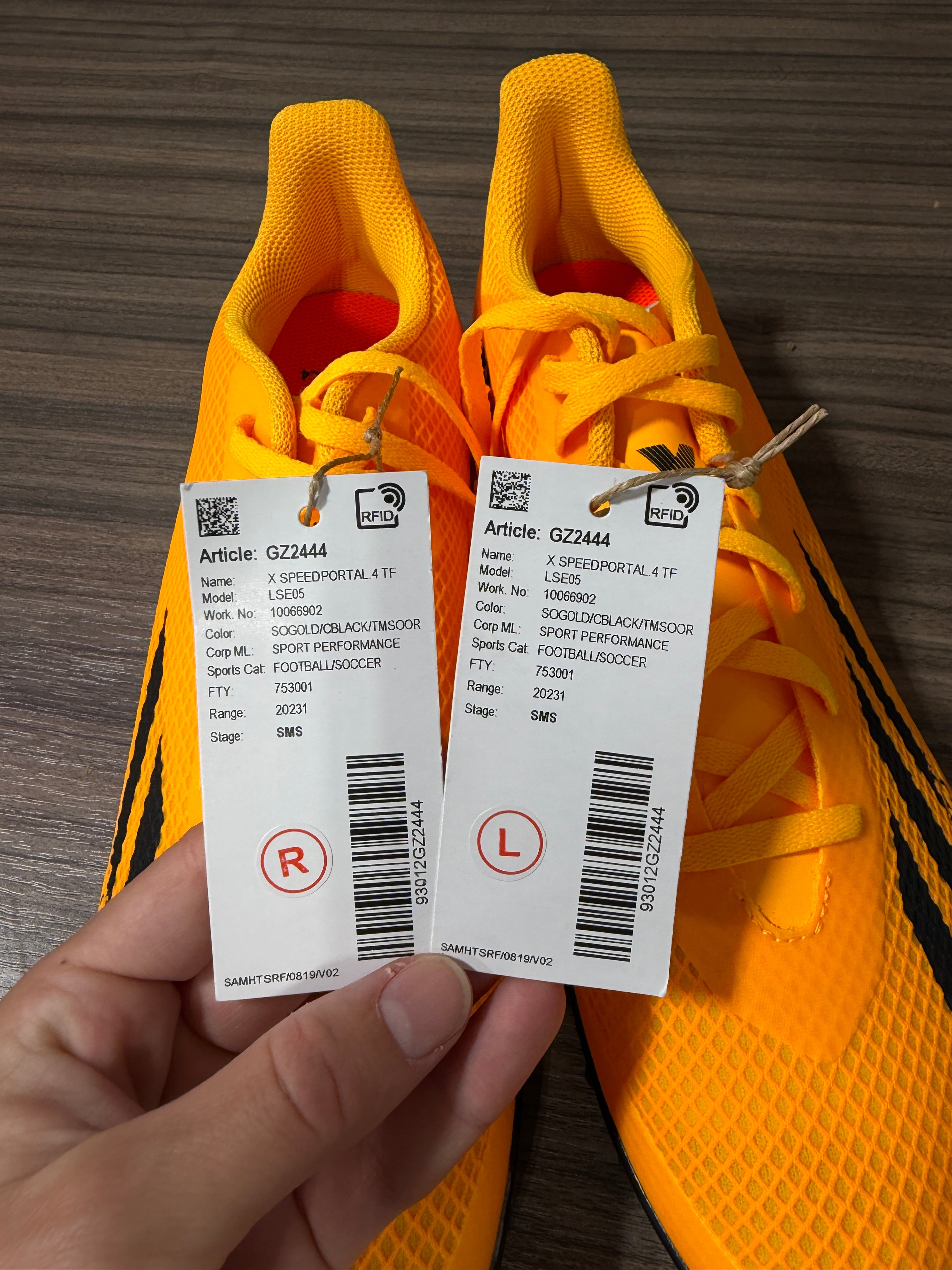 Adidas X Speedportal.4 TF soccer shoes Sz 9