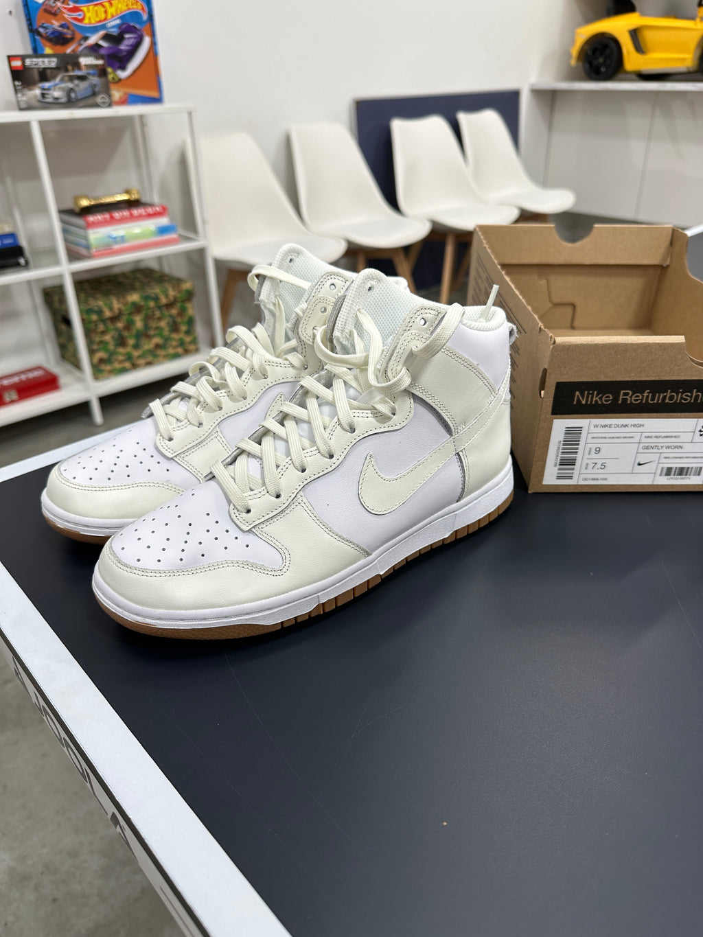 Nike Dunk High Sail Gum (Women's) Sz 9W