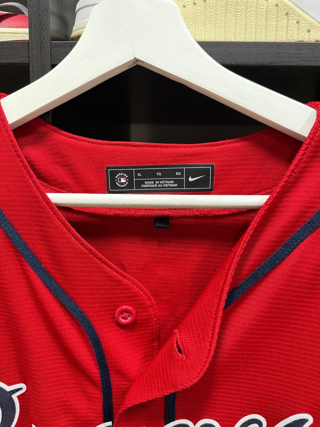 Nike Braves Jersey Red/Olson Sz XL