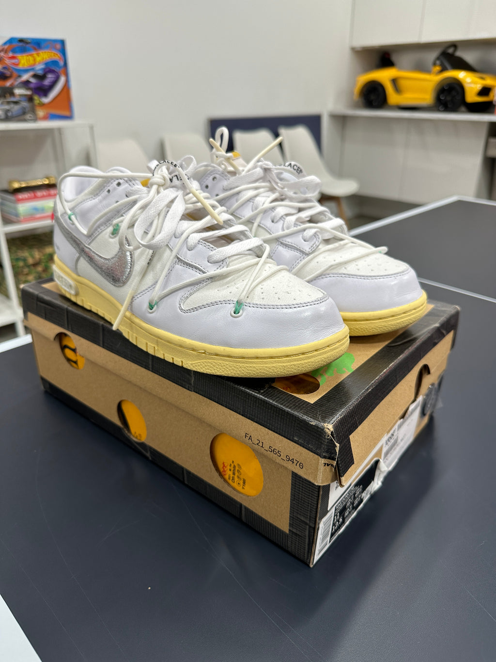 Nike Dunk Low Off-White Lot 1 Sz 11