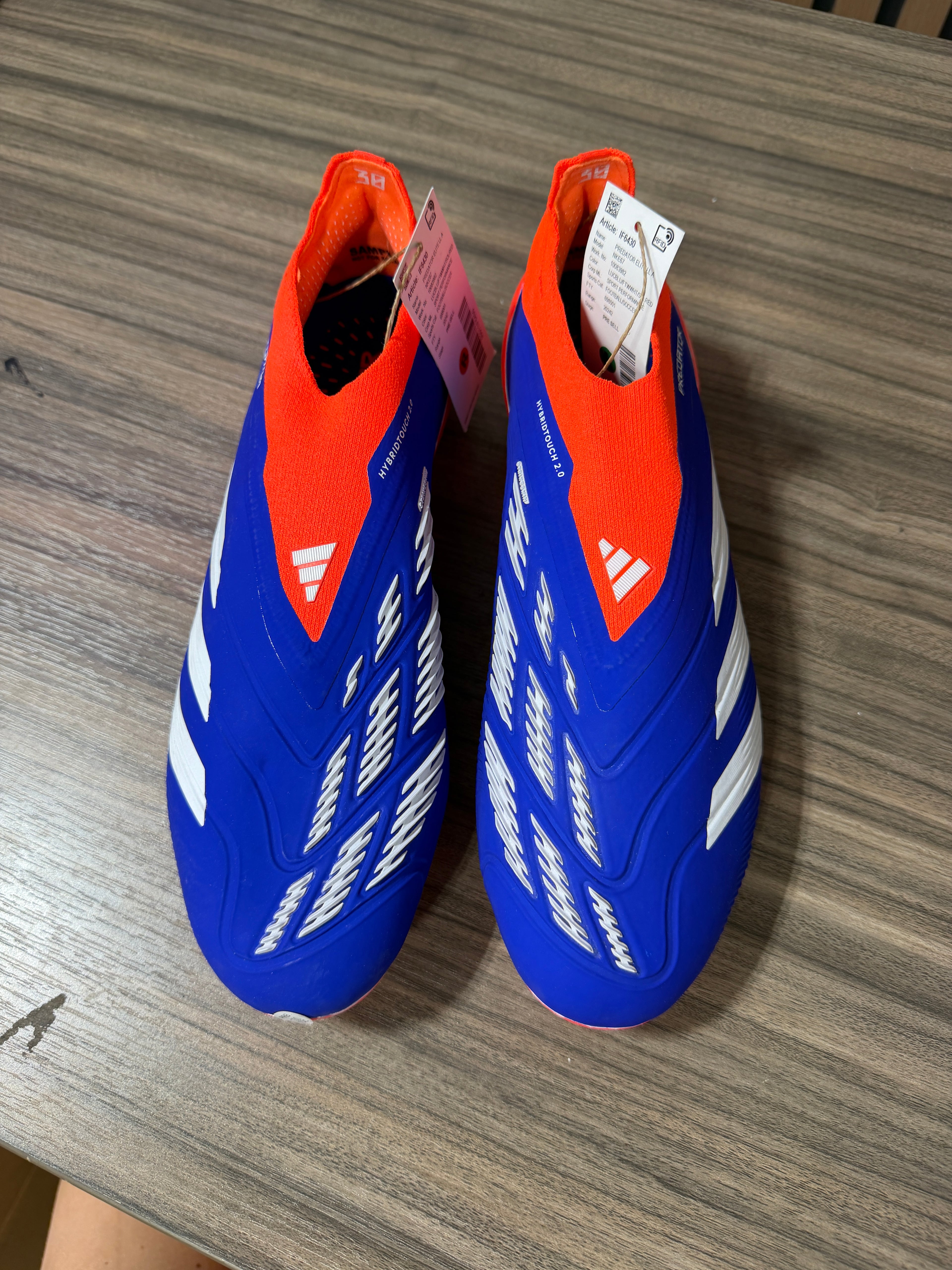 Adidas Predator Elite Laceless Soccer Cleat Sz 9
