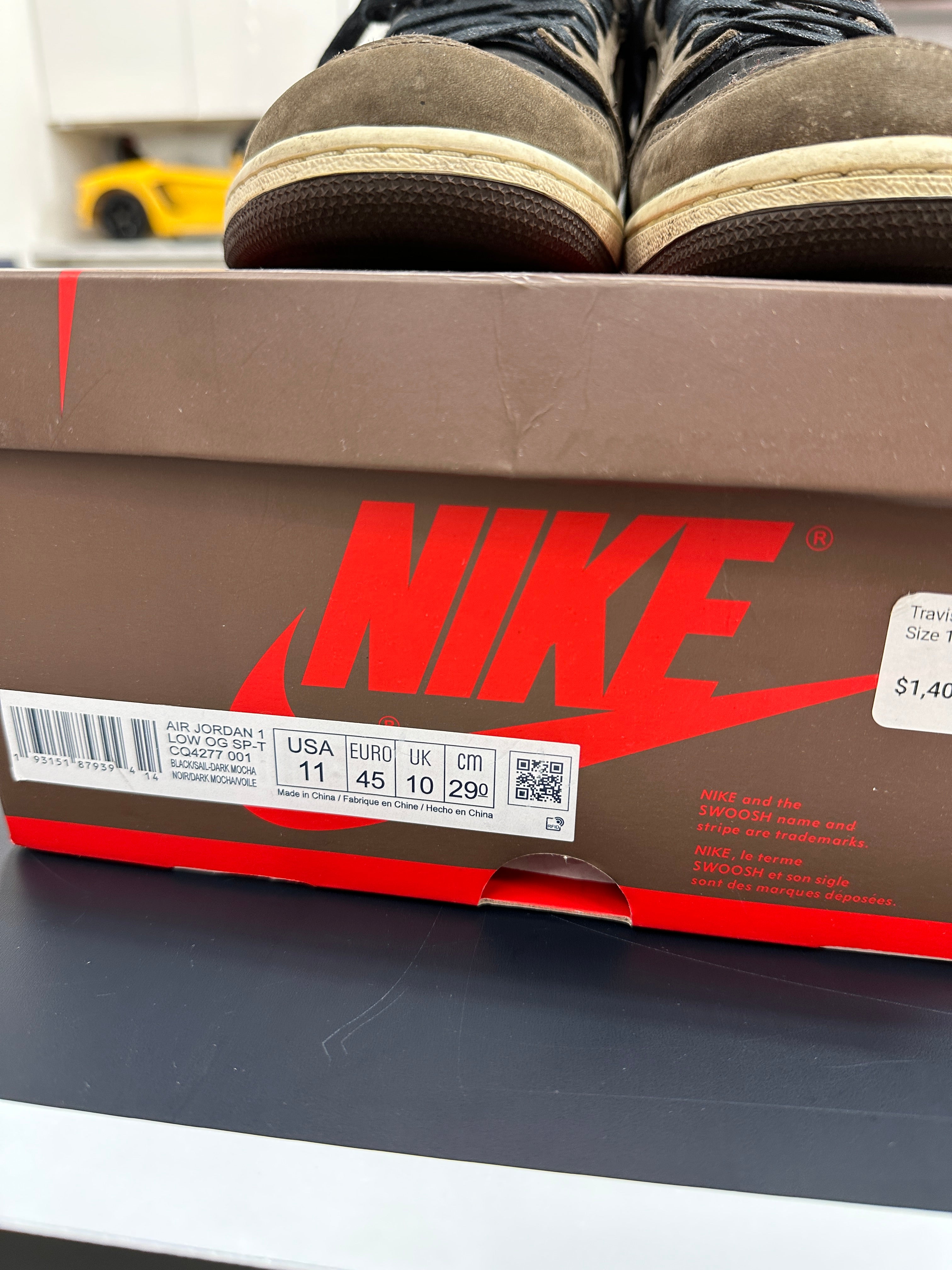 Jordan 1 Retro Low OG SP Travis Scott Sz 11