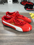 Puma Speedcat OG For All Time Red White Low Top Sneakers US Men 7.5 Women 9 398846-02