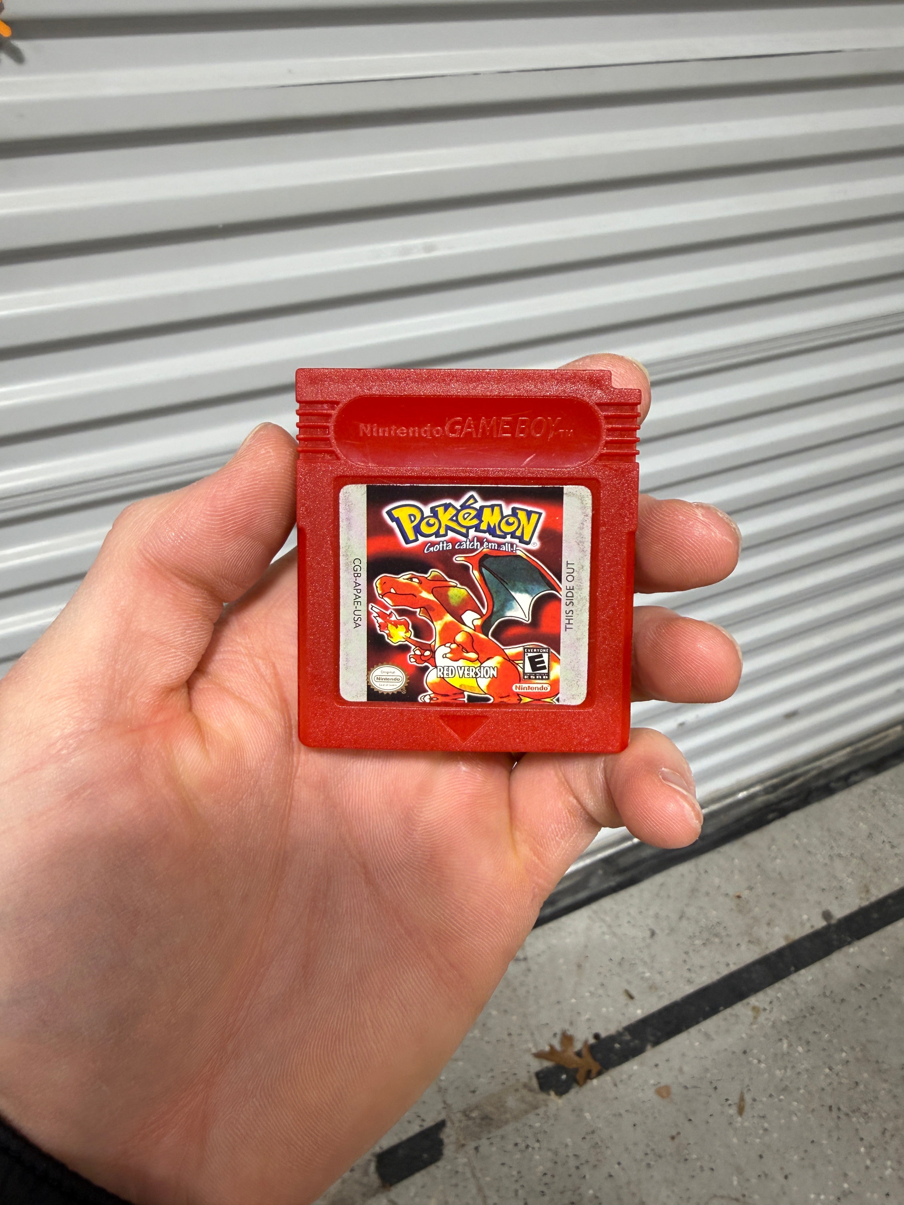 Pokemon Gameboy Color Red Game