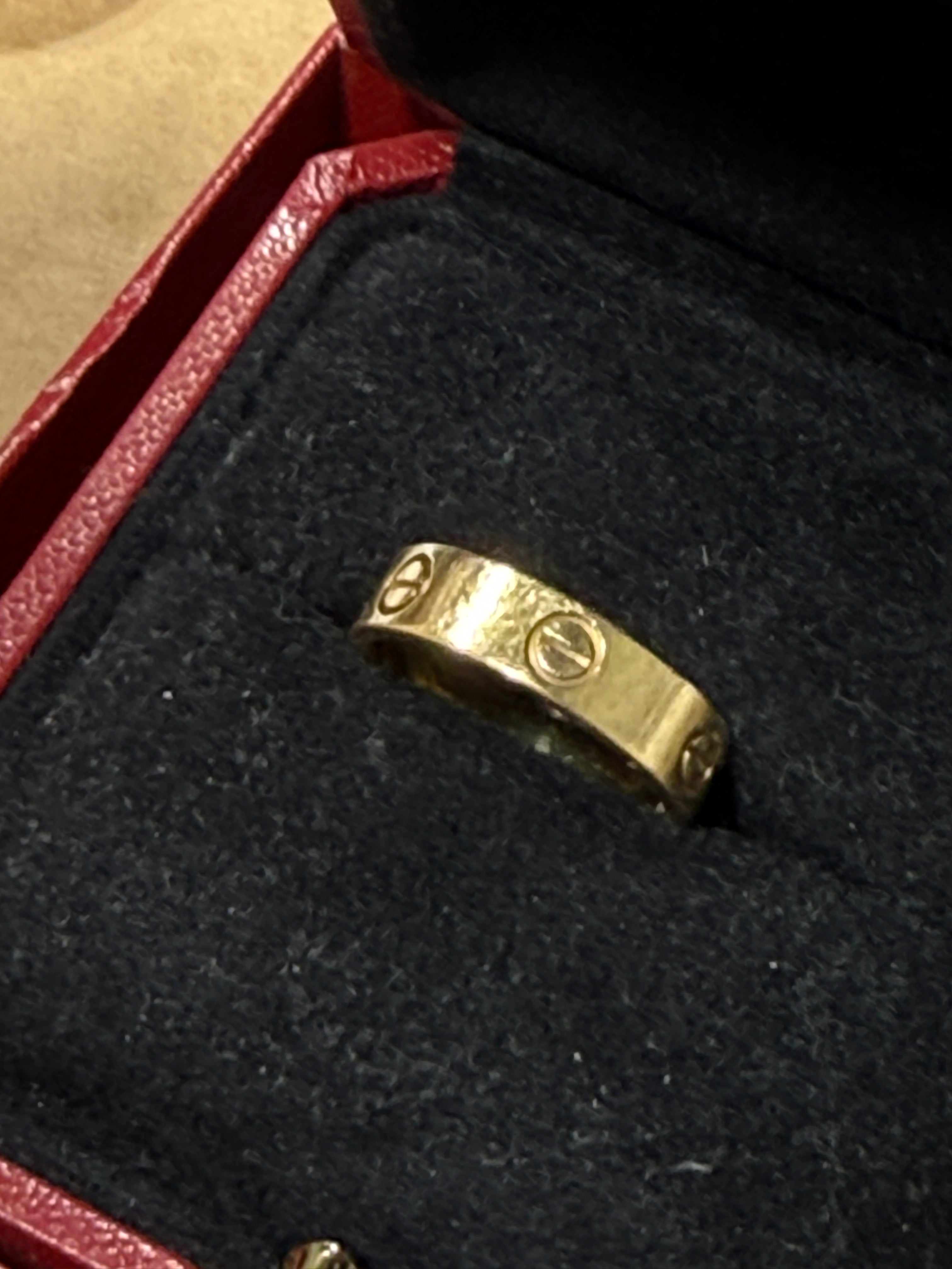 Cartier Love Ring Sz 58