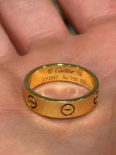 Load image into Gallery viewer, Cartier Love Ring Sz 58
