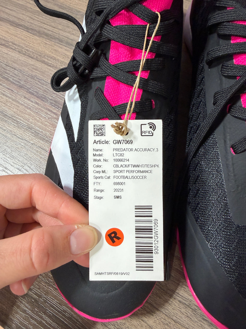 Adidas Predator Accuracy.3 Indoor Soccer Shoes Sz 9