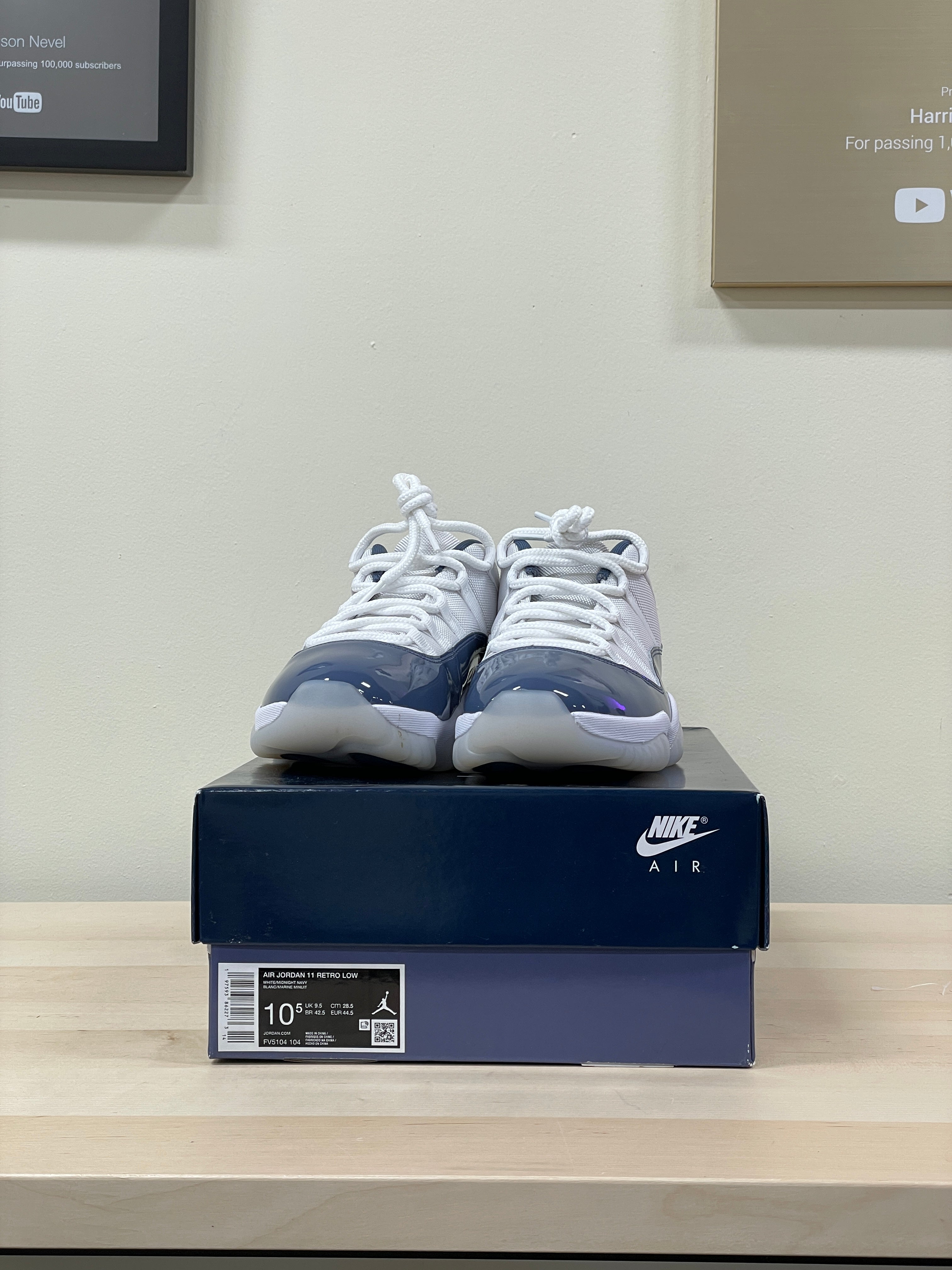 Jordan 11 Retro Low Diffused Blue Sz 10.5