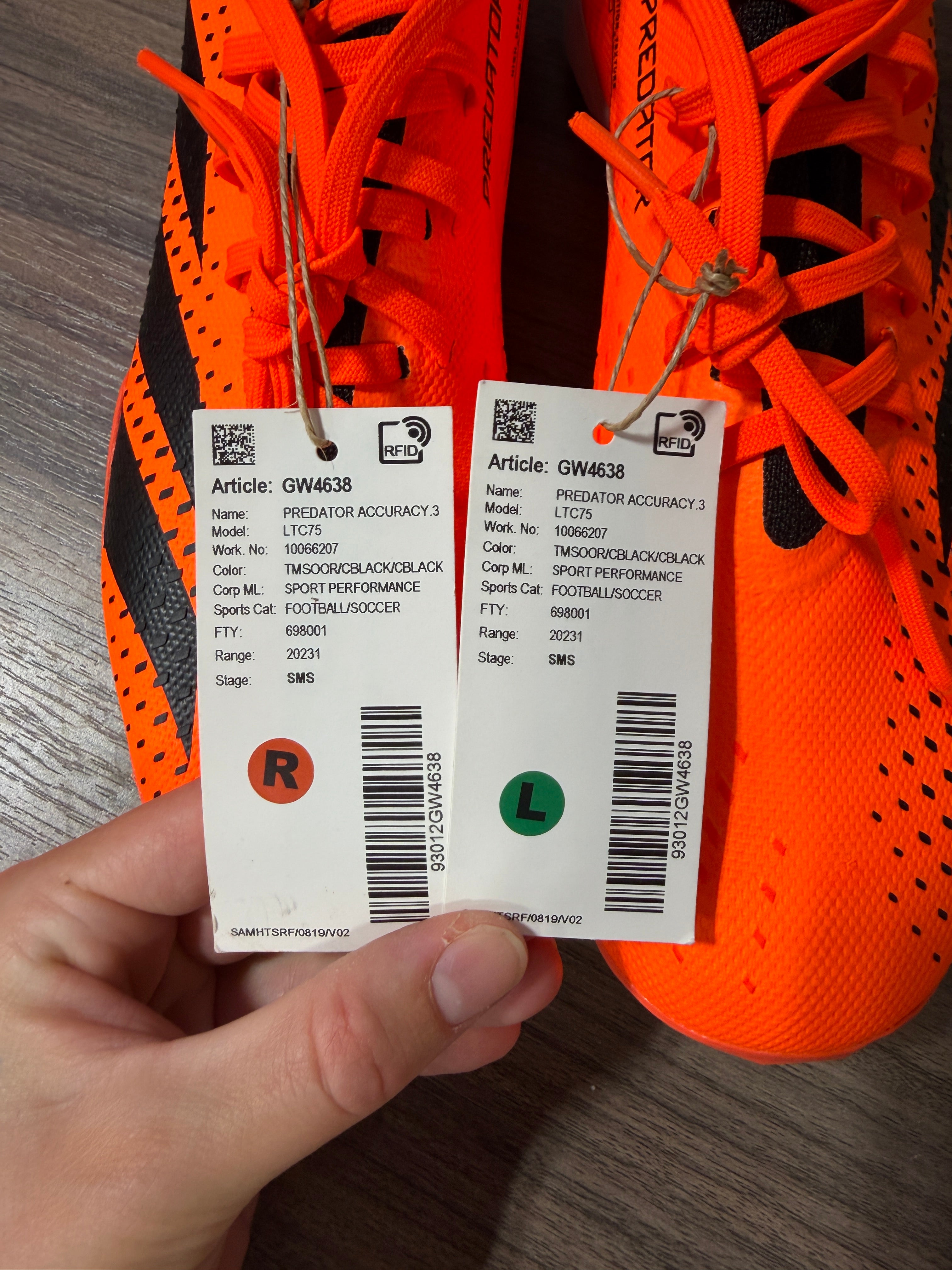 Adidas Predator Accuracy.3 Turf Sz 9