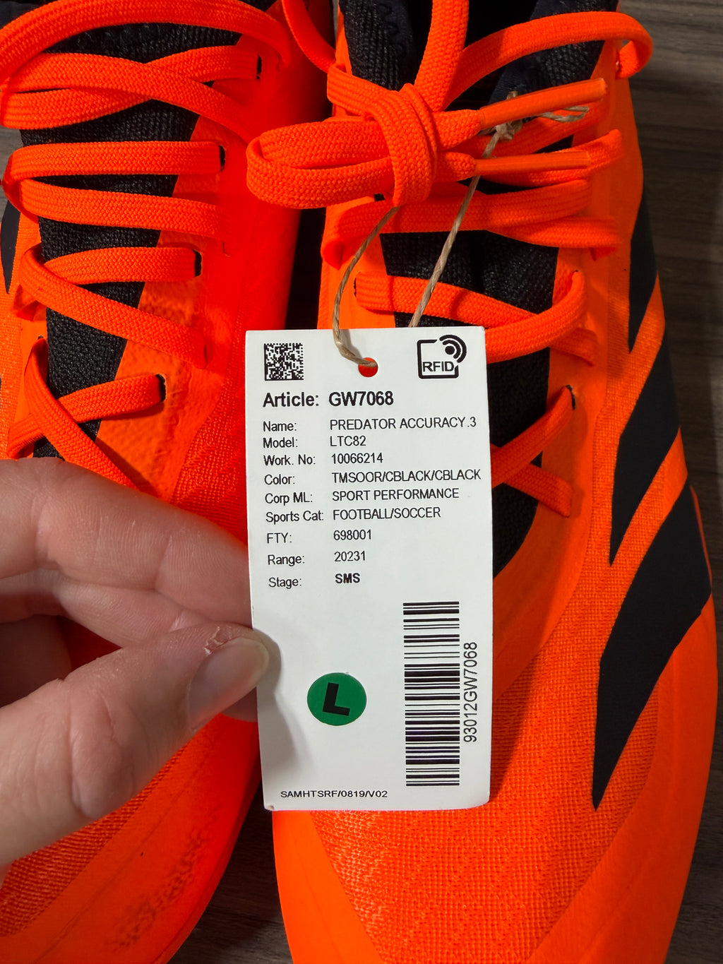 Adidas Predator Accuracy.3 Indoor Soccer Shoes Sz 9