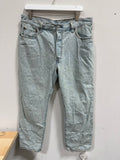 Levi's Premium 501 '90s Straight Leg Jeans Womens Size 34x30 Light Wash Button Fly