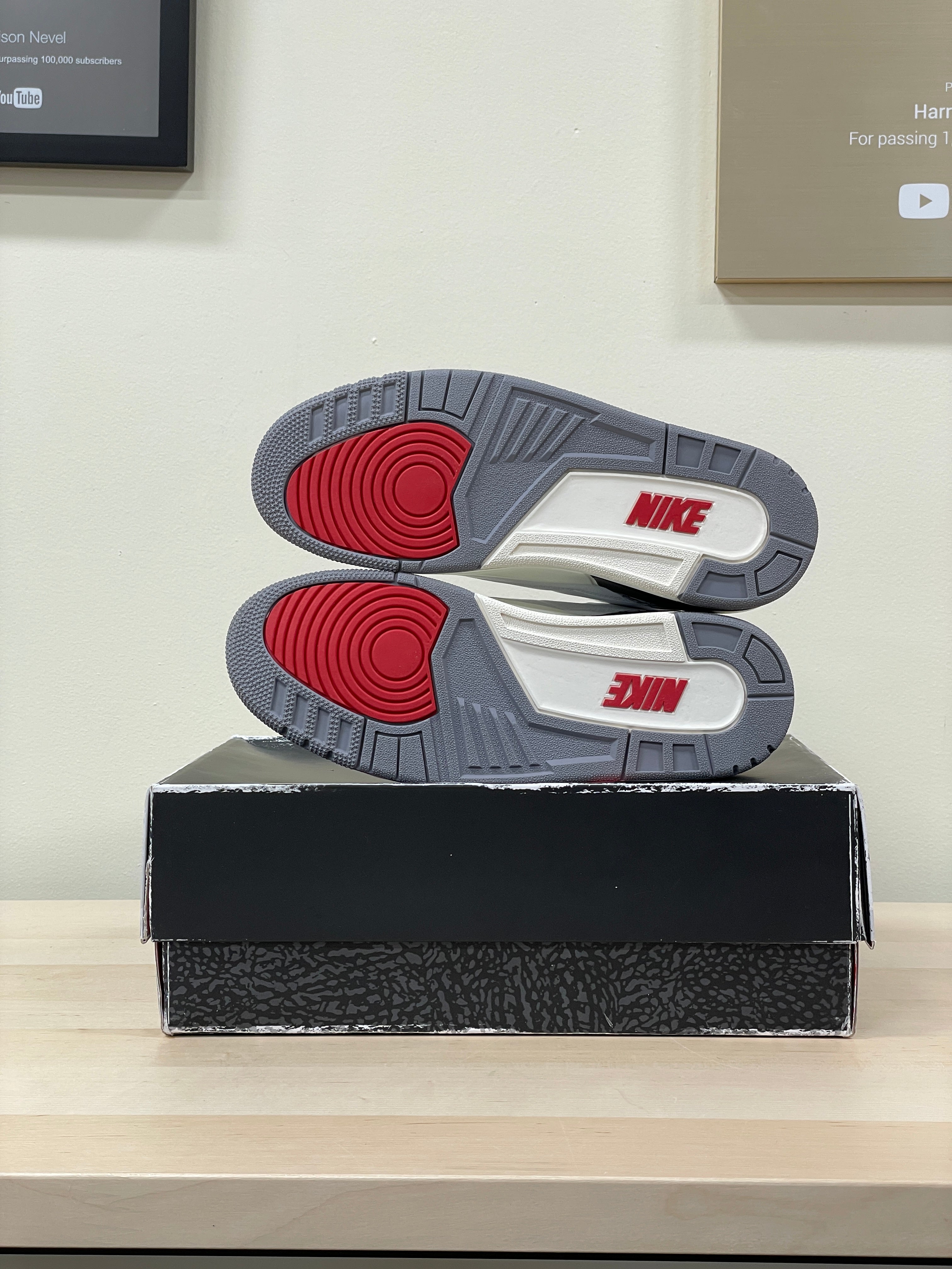 Jordan 3 Retro White Cement Reimagined Sz 10