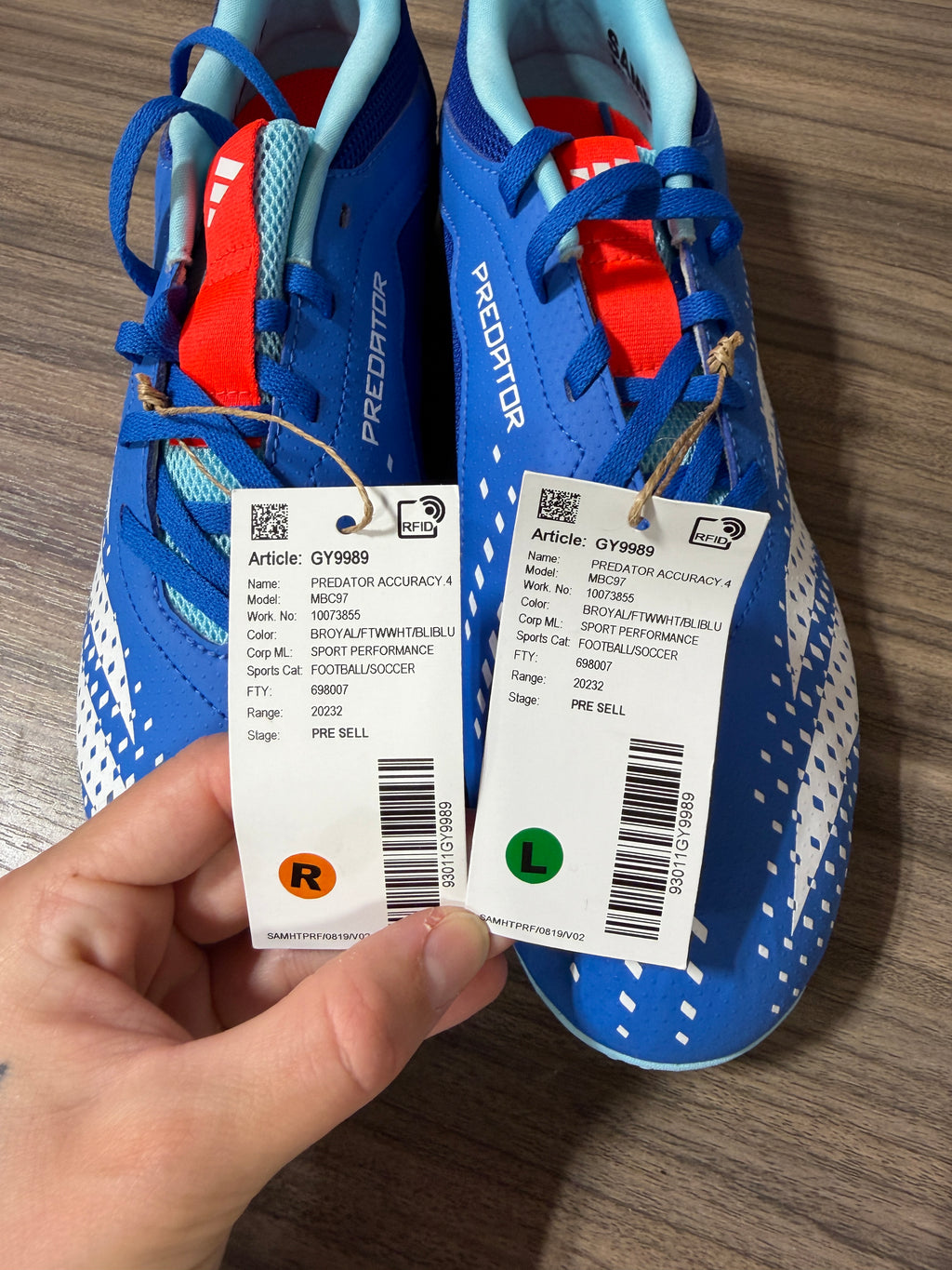 Adidas Predator Accuracy.4 Indoor Sala Sz 9