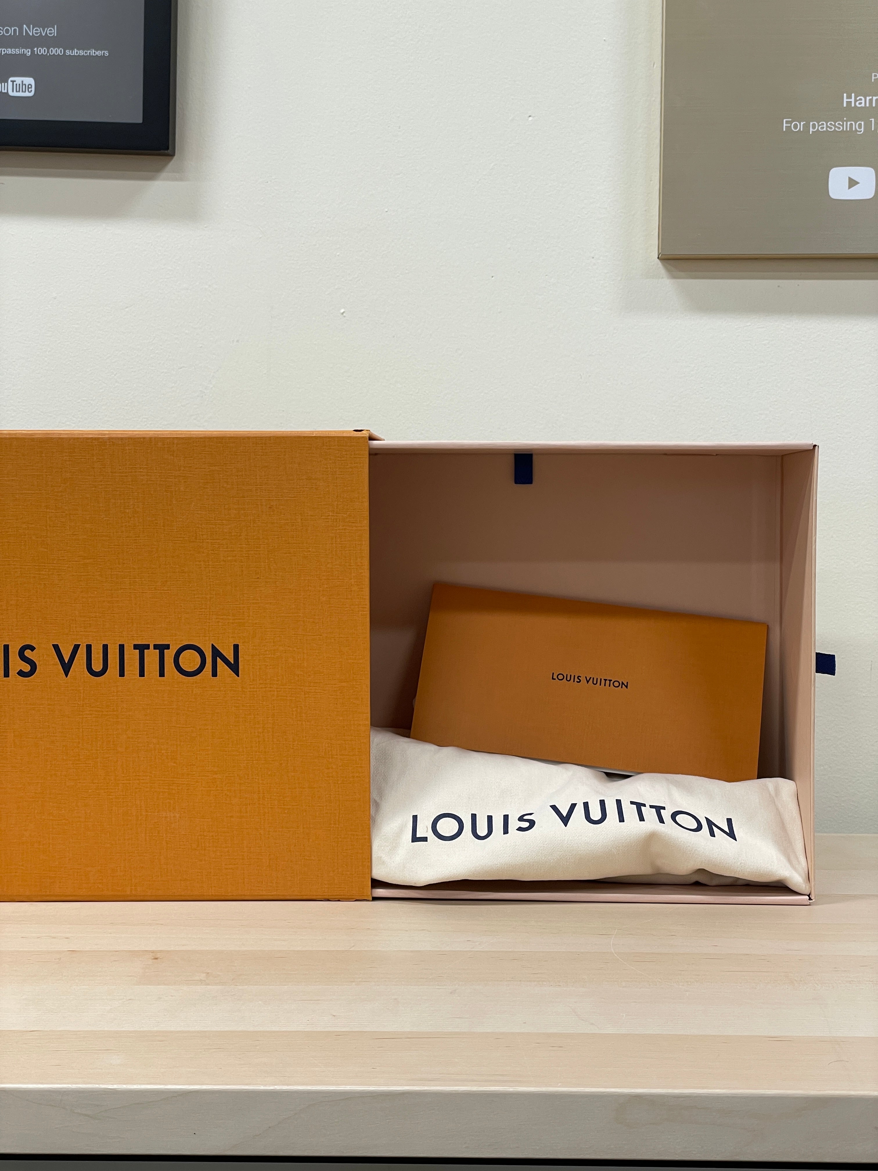 Louis Vuitton LV Trainer Velcro Strap Monogram Denim Sz LV 9.5 (fits 10-10.5)
