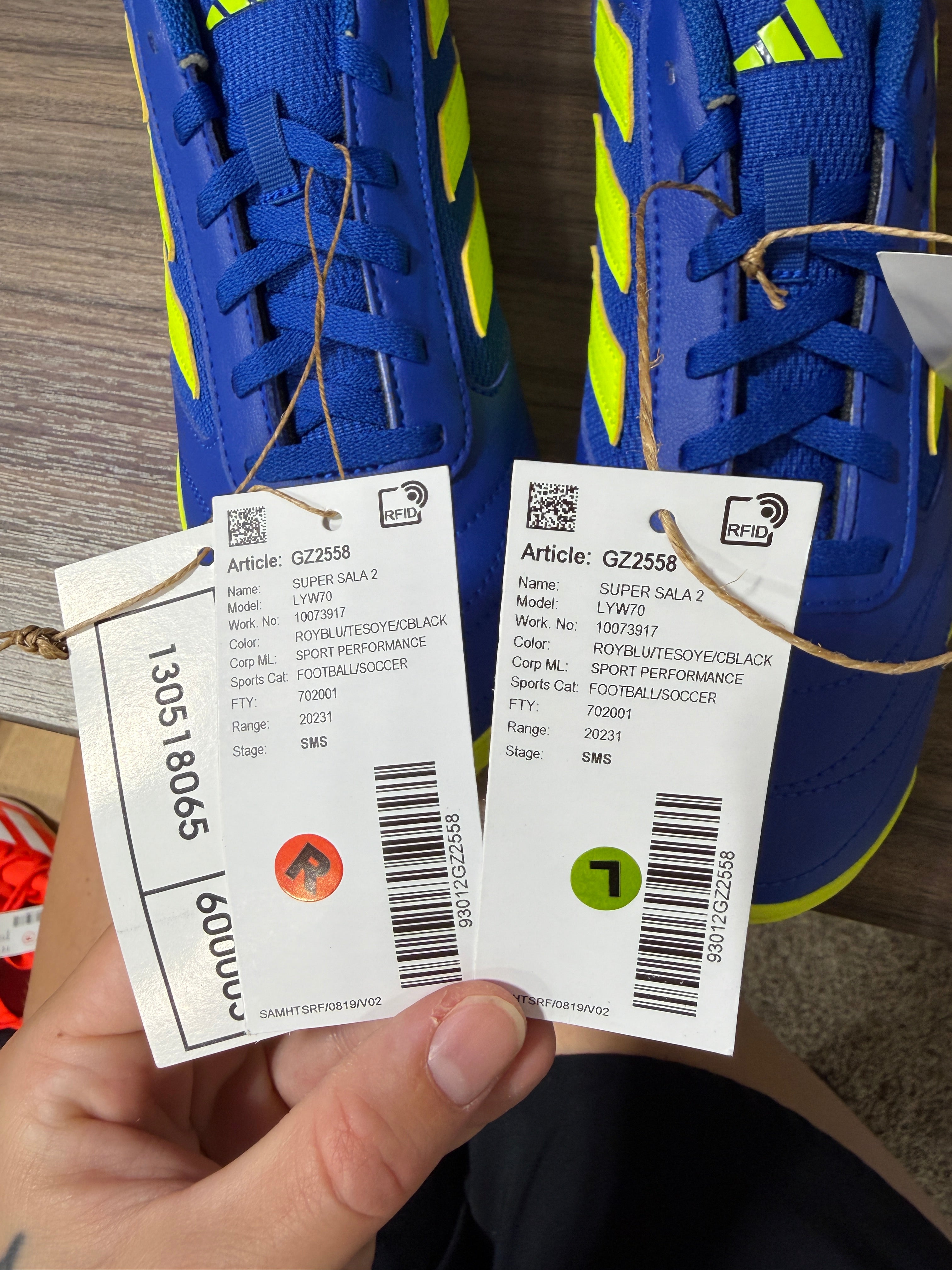 Adidas Super Sala 2 IC Royal Blue Sz 9
