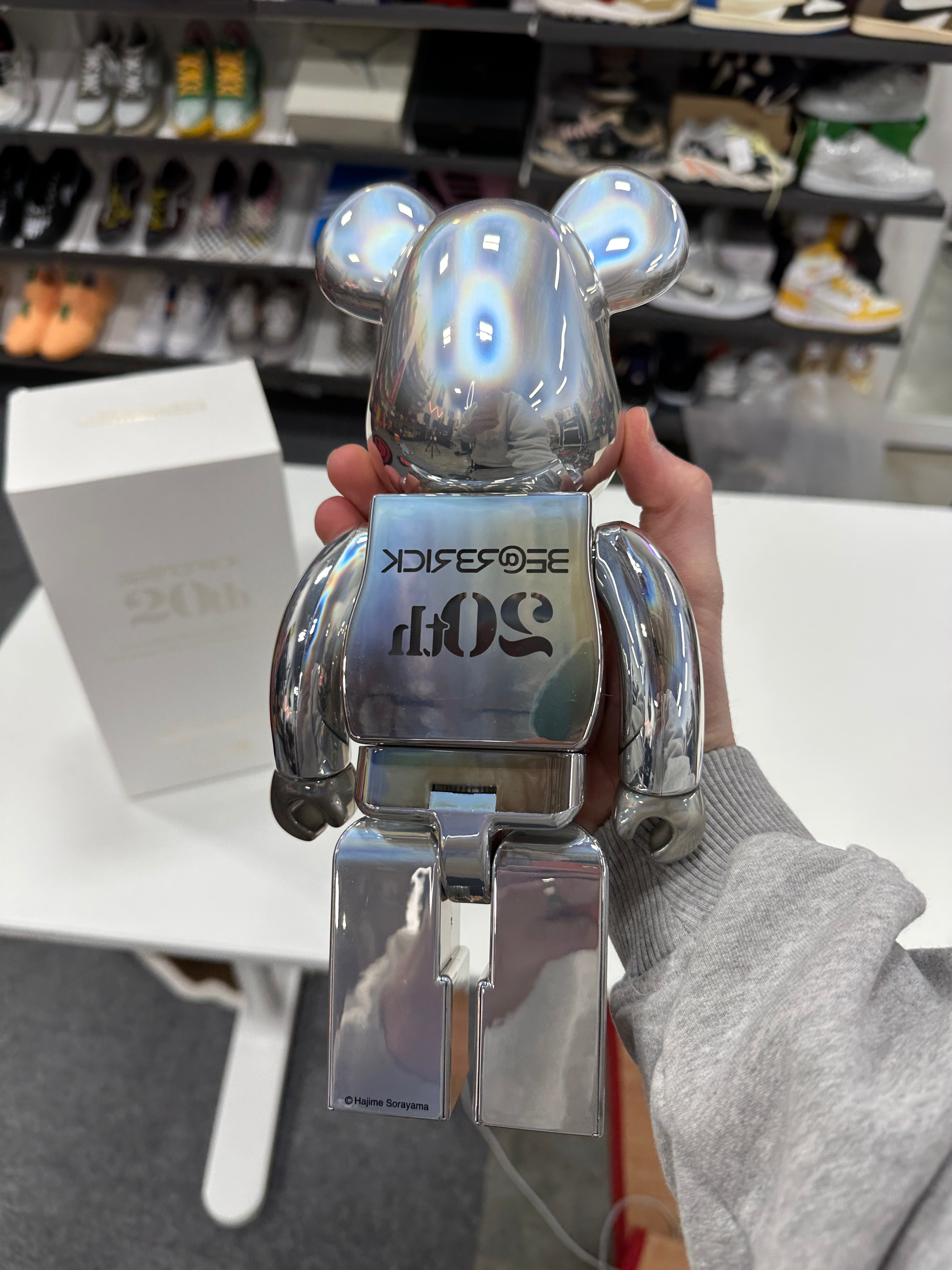Bearbrick 20th Anniversary 400% Chrome Ver.