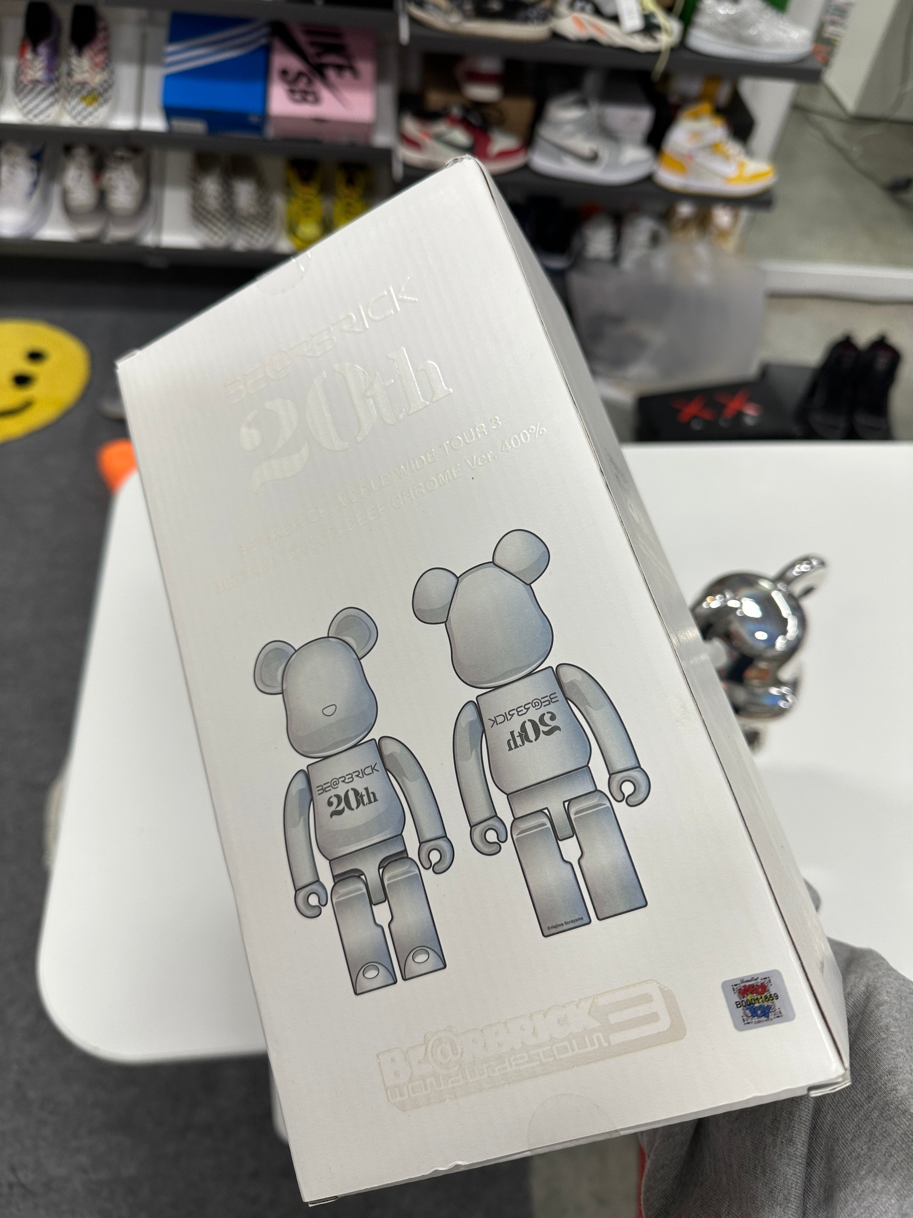 Bearbrick 20th Anniversary 400% Chrome Ver.