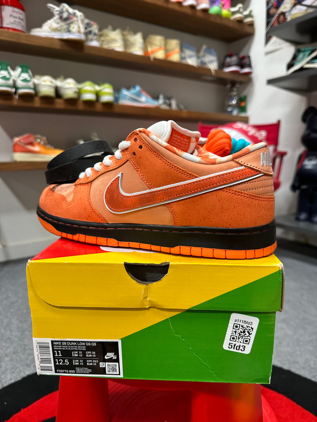 Nike SB Dunk Low Orange Lobster Sz 11