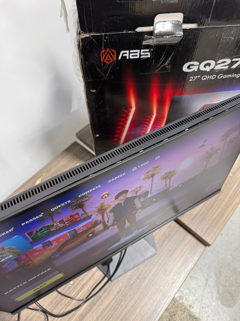 ABS Gaming Monitor 27" 180Hz Fast IPS QHD (2560x1440)