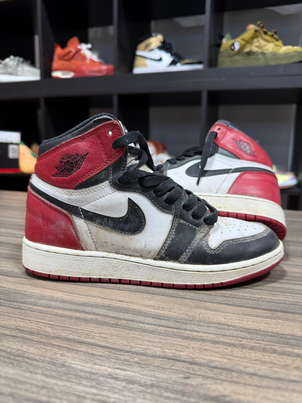 Jordan 1 Black Toe 2016 Sz 5.5y No Box