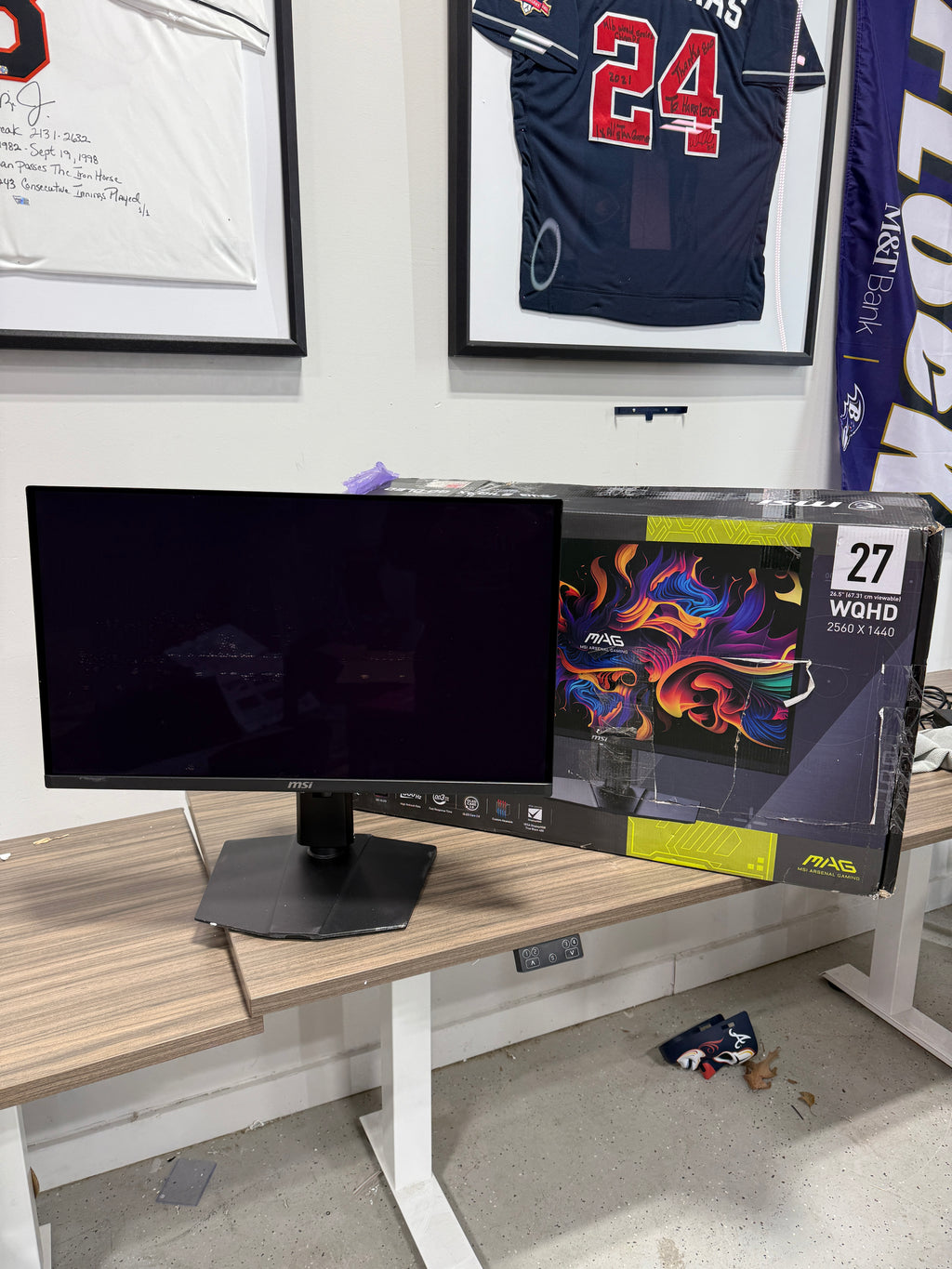 (FLAWED) MSI MAG 271QPX QD-OLED 27" 16:9, QD-OLED Gaming Monitor, 360Hz 0.03ms, 2560 x 1440 READ DESCIPTION