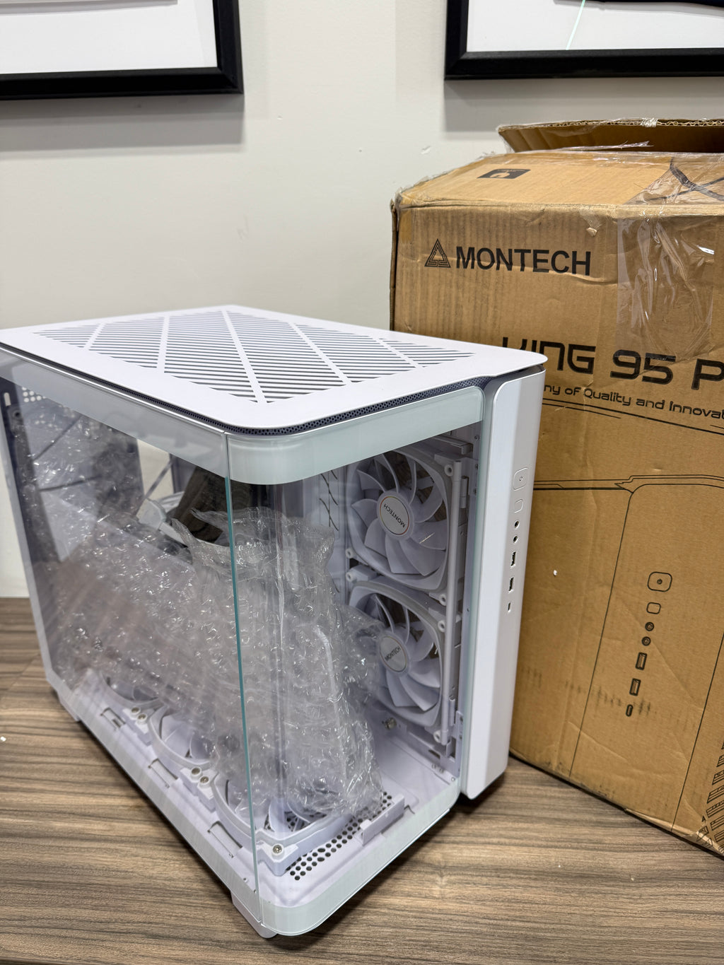MONTECH, KING 95 PRO Dual-Chamber ATX Mid-Tower PC Gaming Case