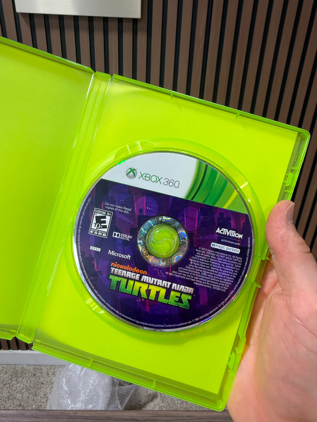 Xbox 360 Nickelodeon Teenage Mutant Ninja Turtles