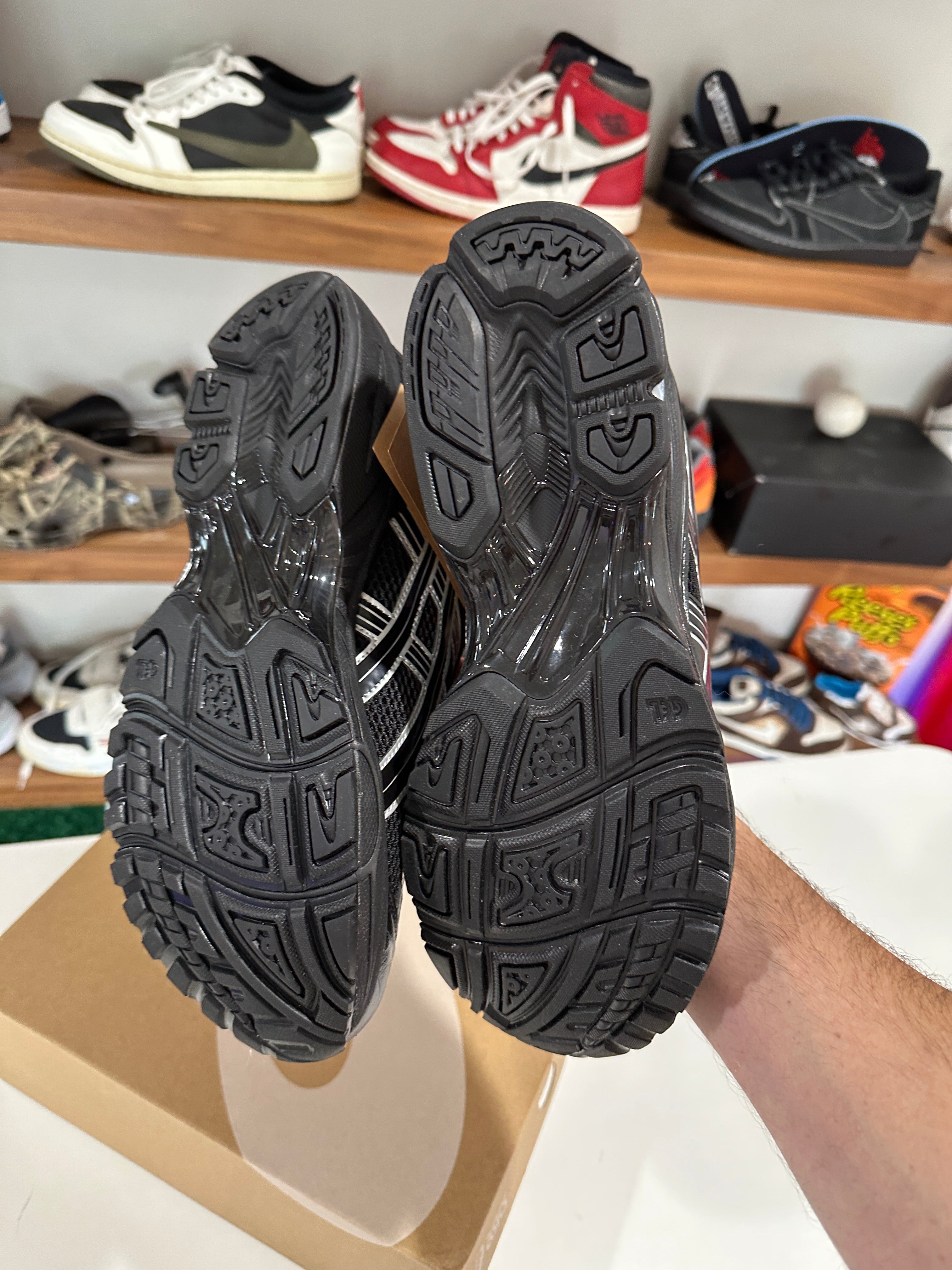 ASICS Gel-Kayano 14 Black Pure Silver Sz 11.5