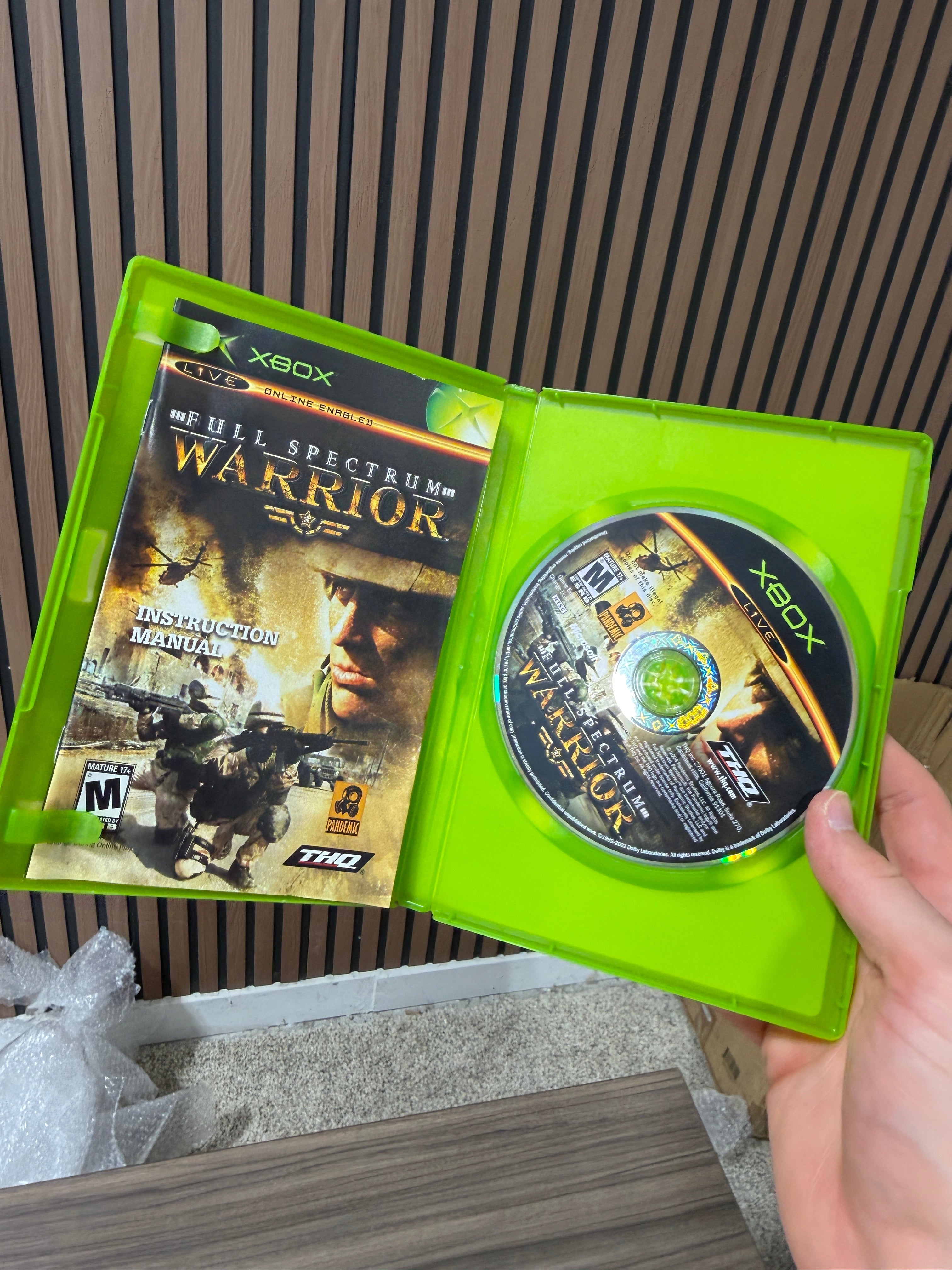 Full Spectrum Warrior (Original Xbox) Plays On Xbox 360